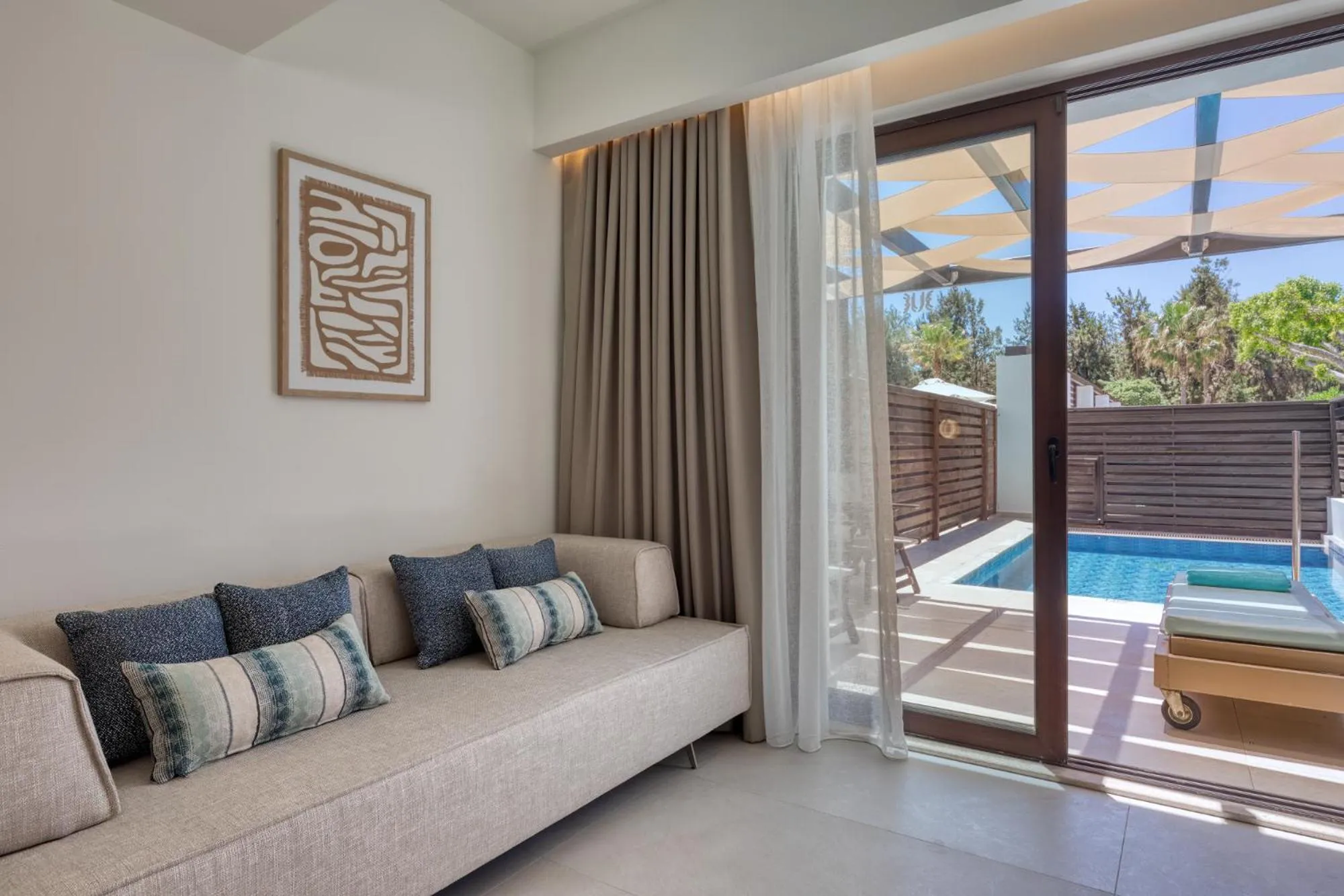 Seating area in Oceanis Beach & Spa Resort