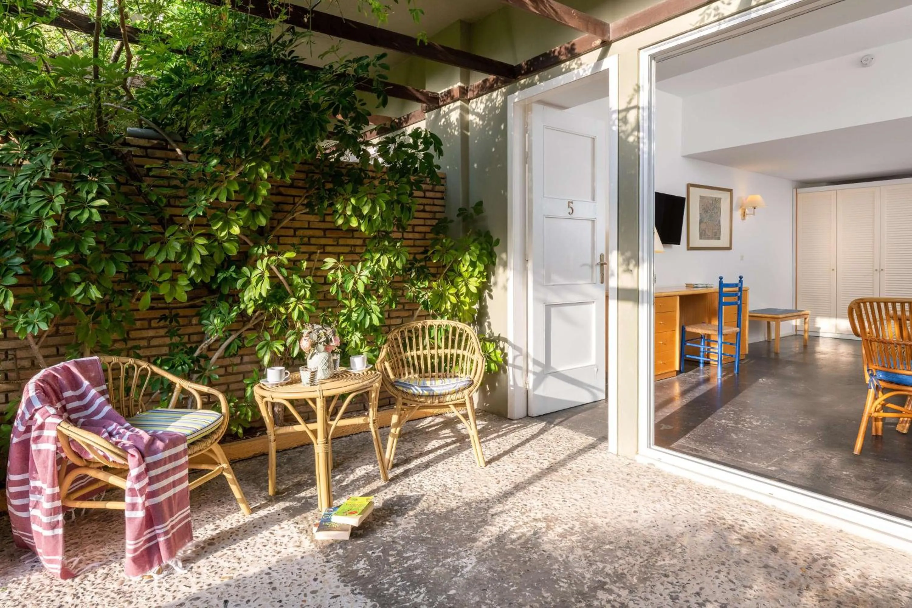 Balcony/Terrace in Dionysos Hotel
