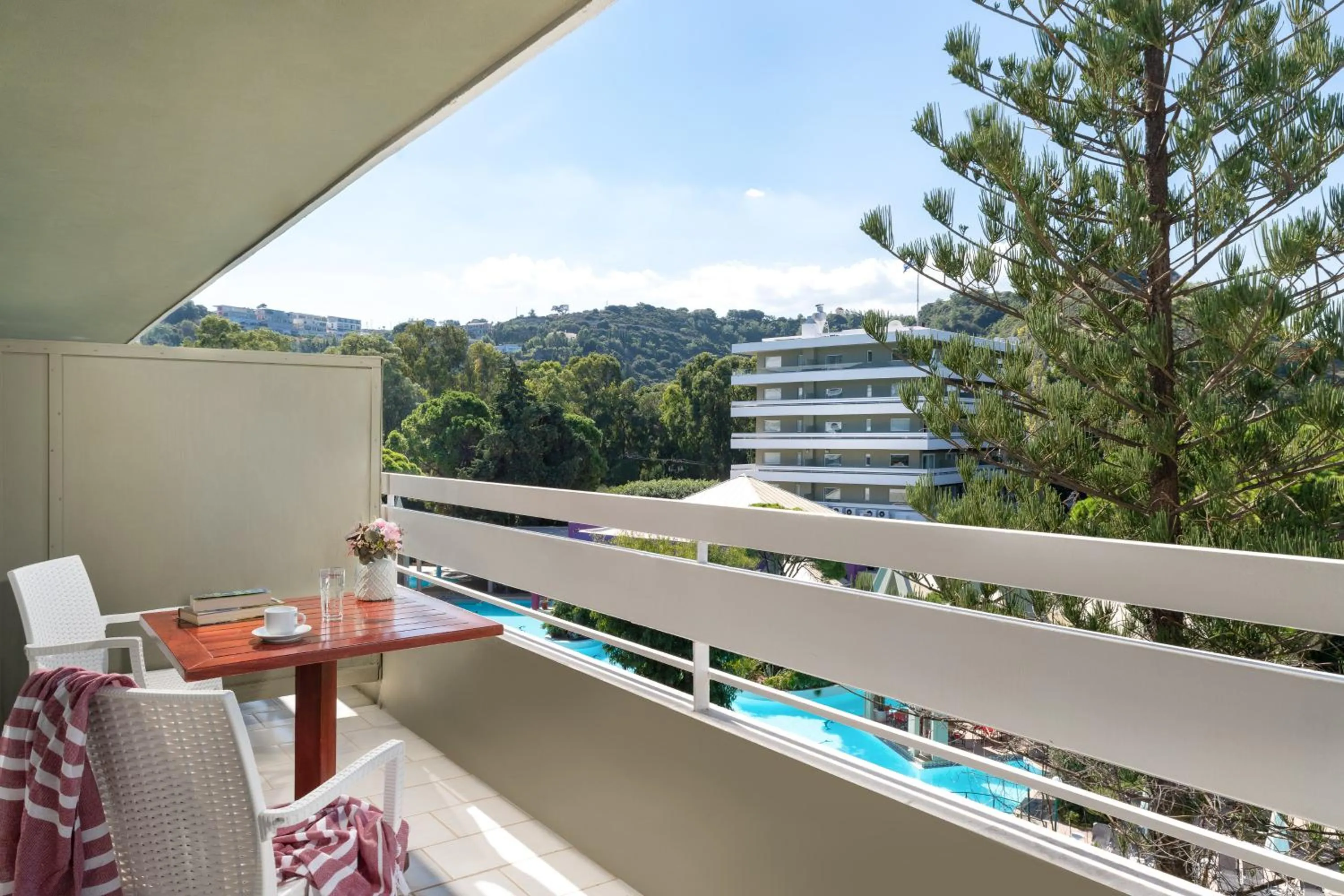Balcony/Terrace in Dionysos Hotel