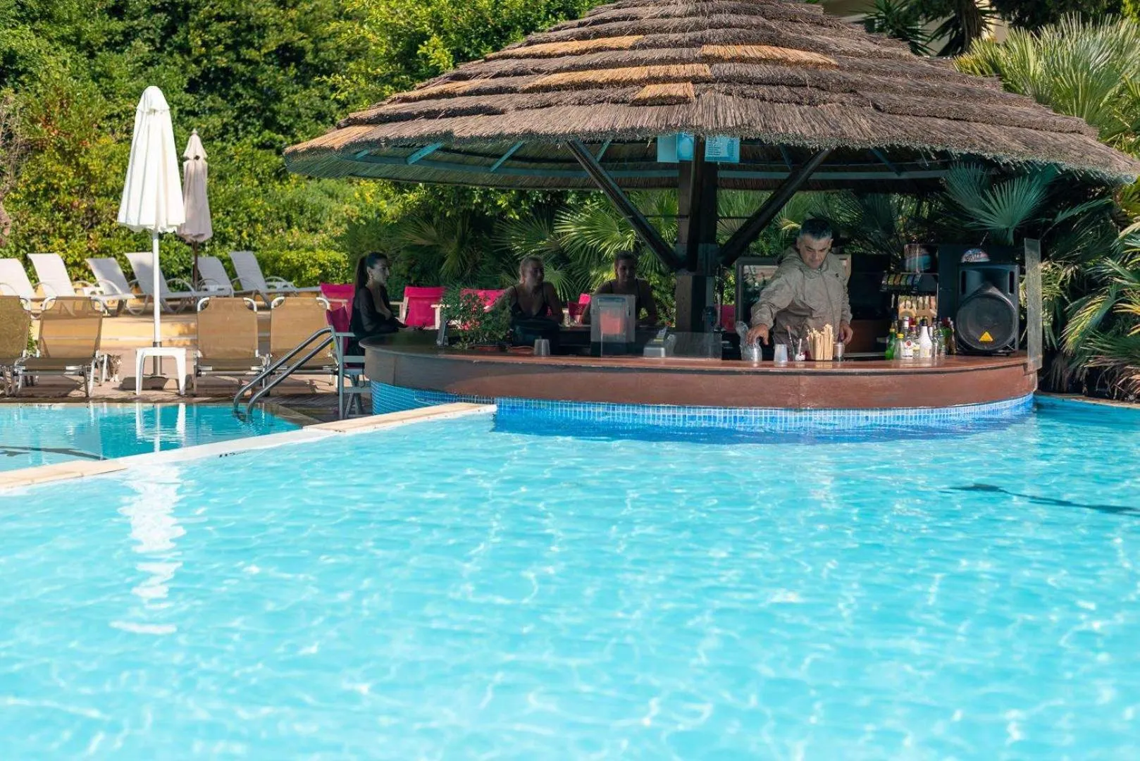 Swimming pool in Dionysos Hotel