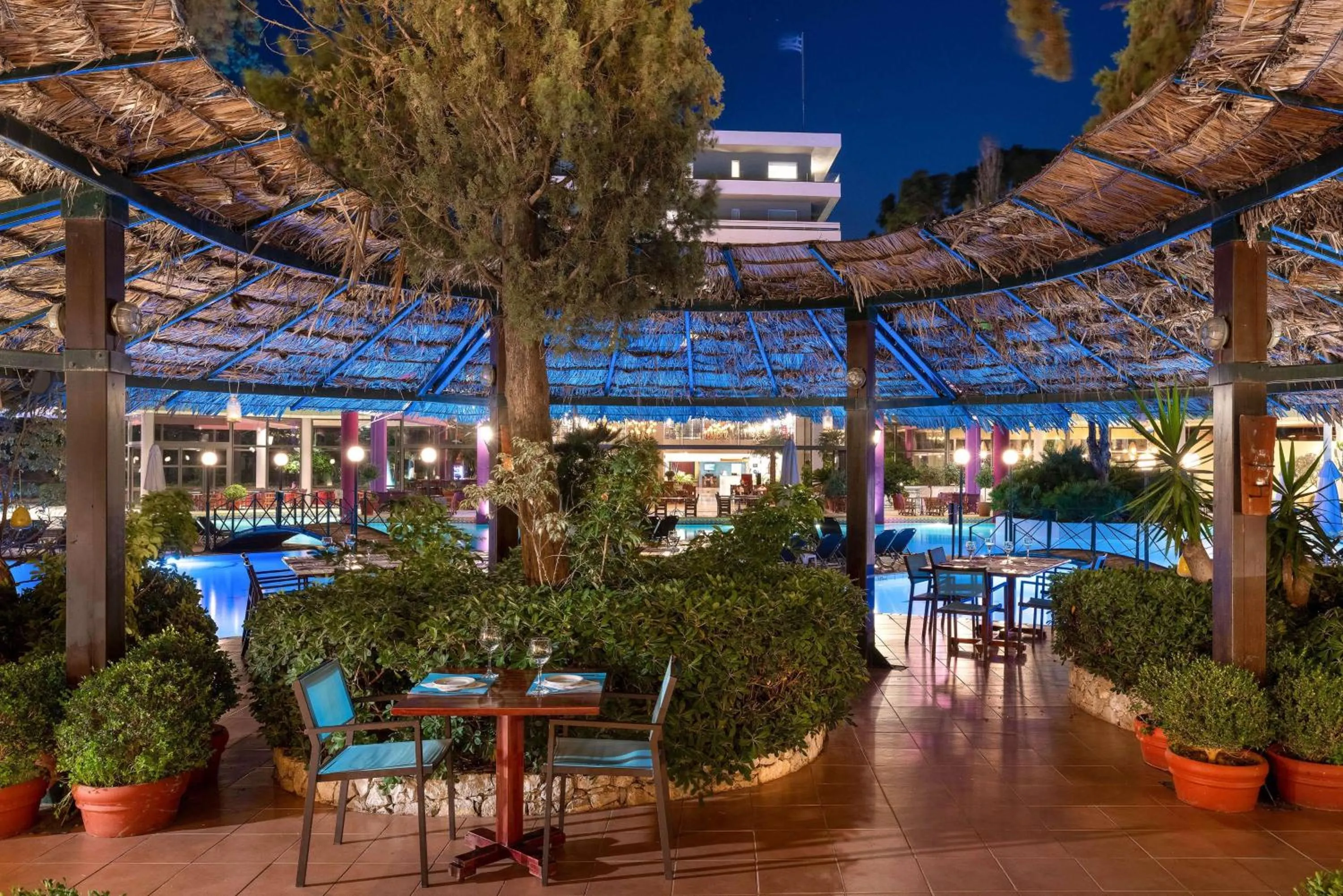 Restaurant/places to eat in Dionysos Hotel
