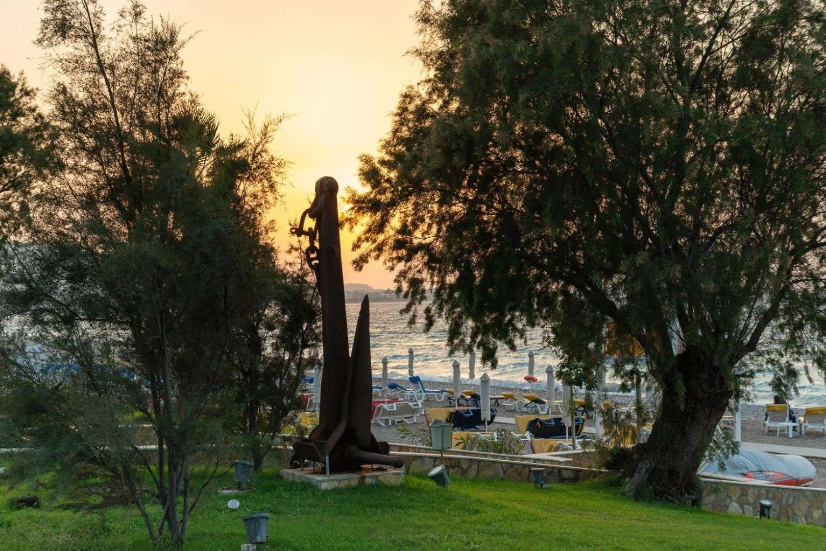 Beach in Dionysos Hotel