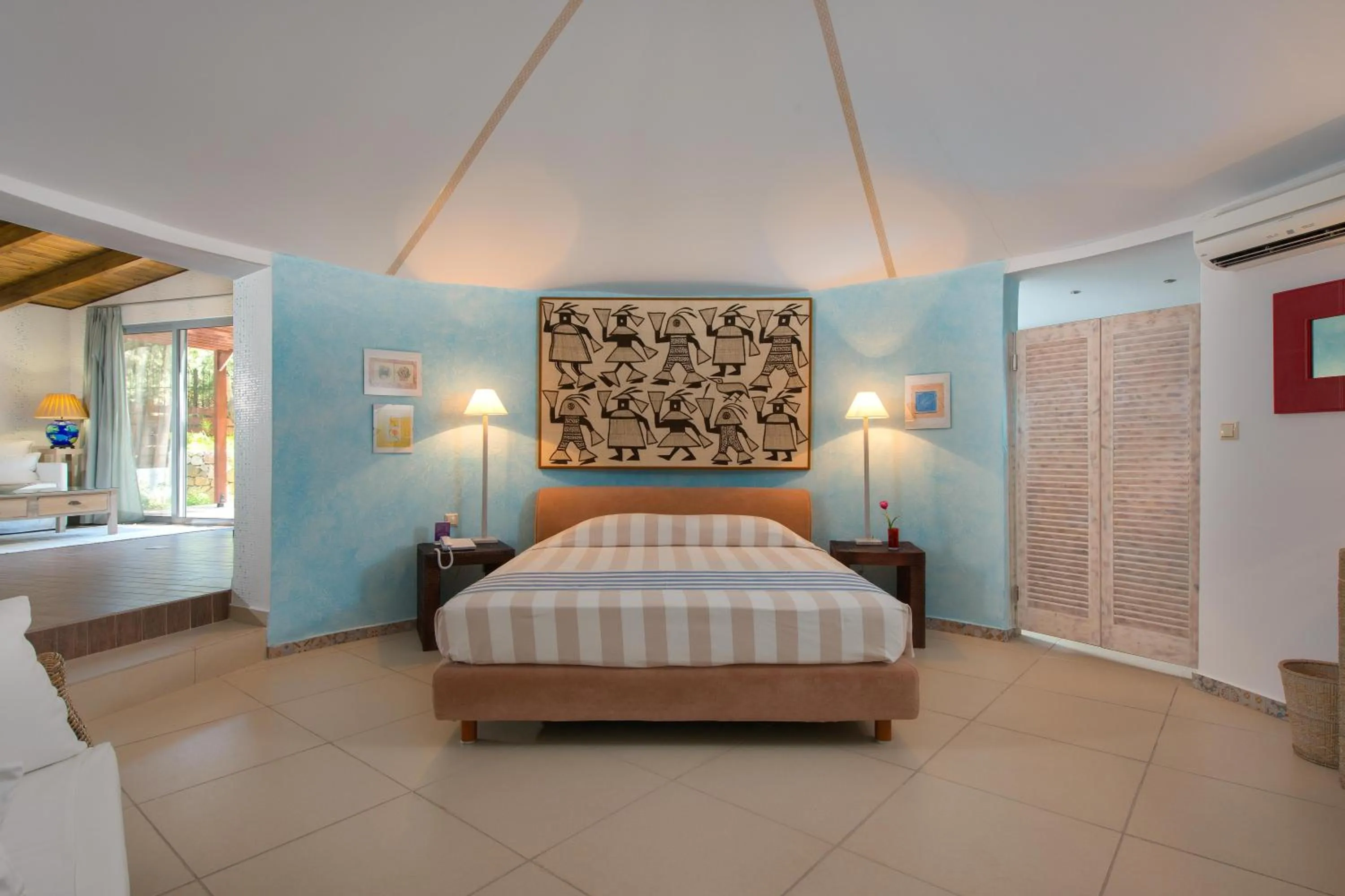 Bedroom, Bed in Dionysos Hotel