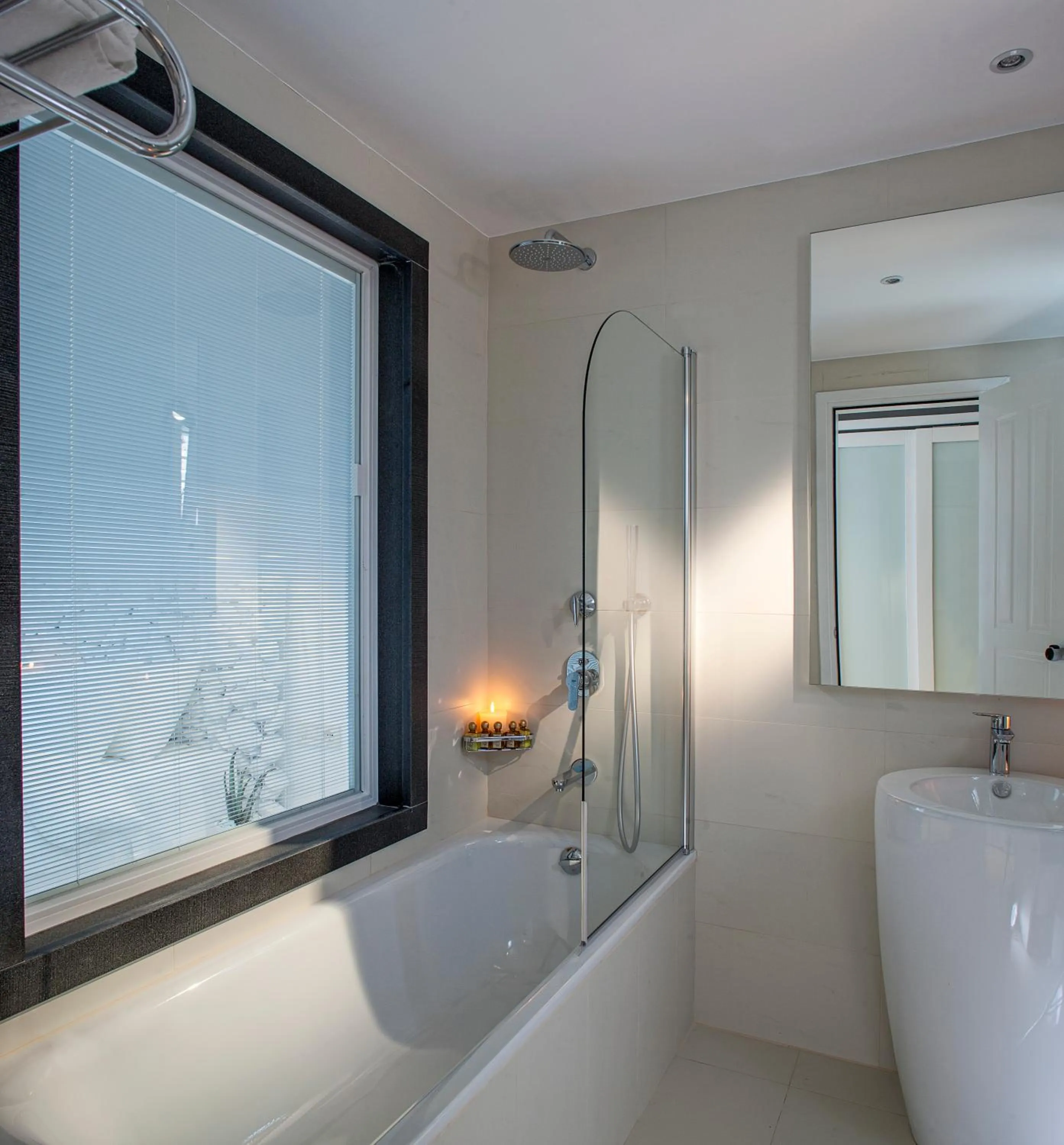 Bathroom in Myconian Korali Relais & Chateaux