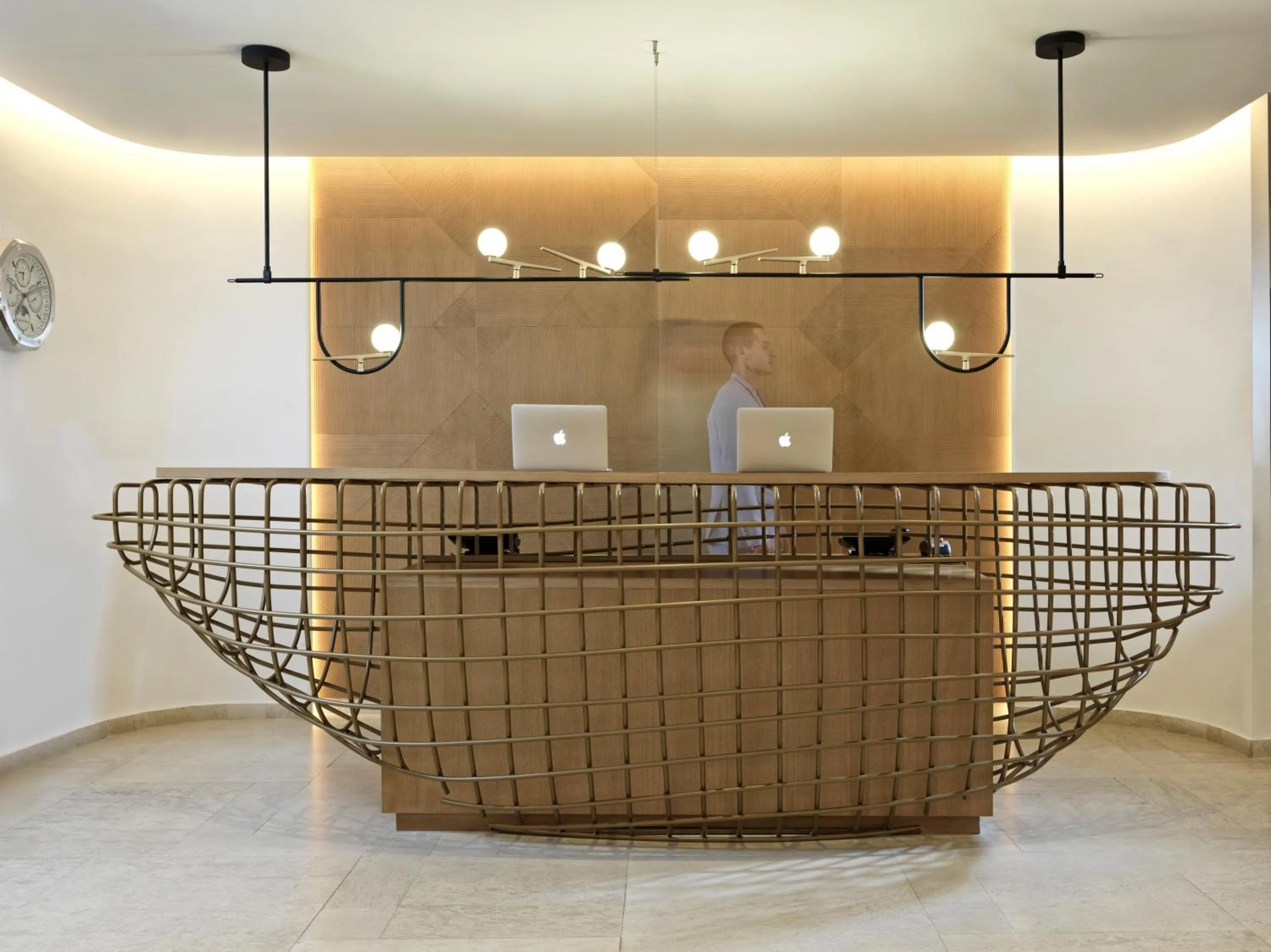 Lobby or reception in Myconian Korali Relais & Chateaux