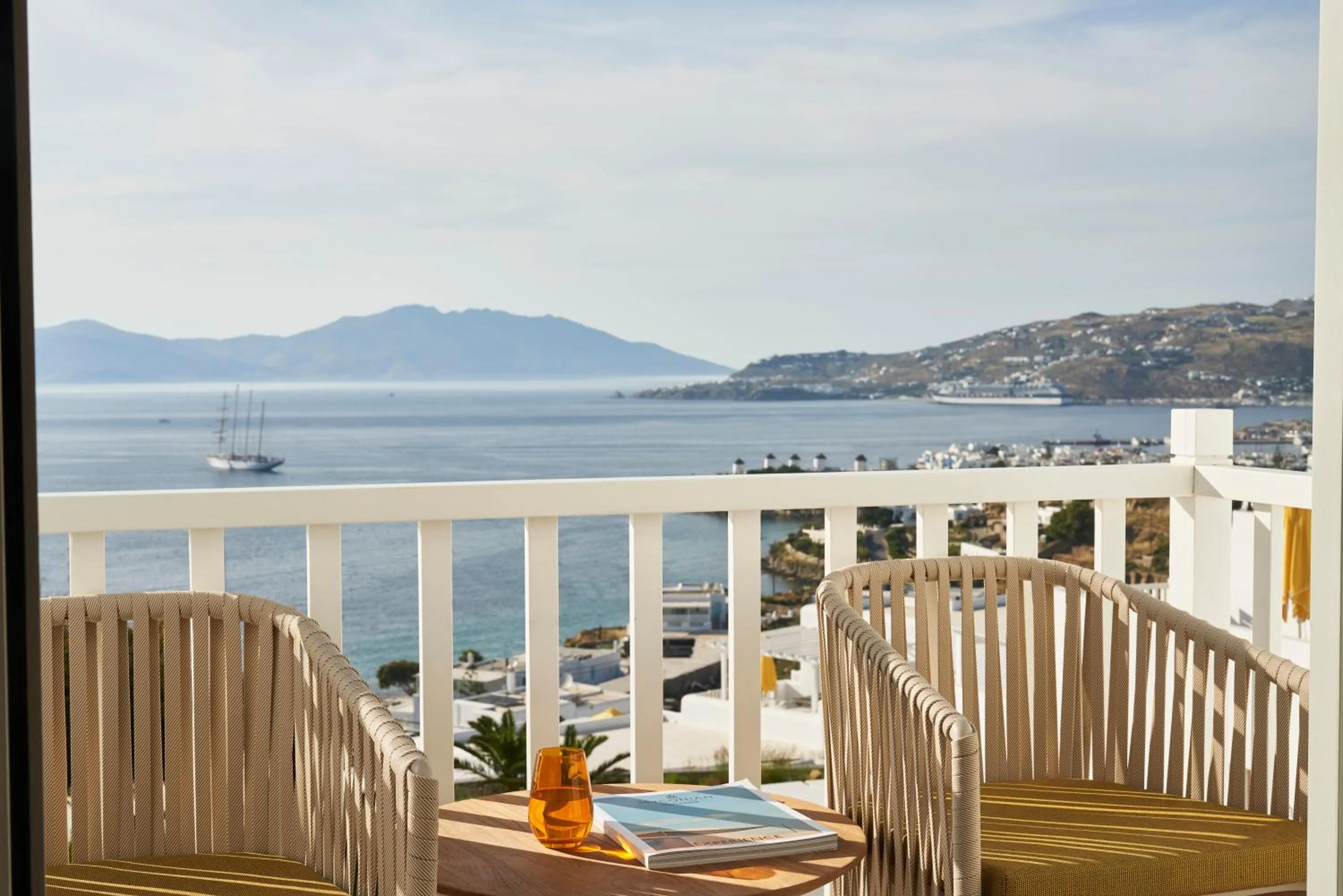 Balcony/Terrace in Myconian Korali Relais & Chateaux