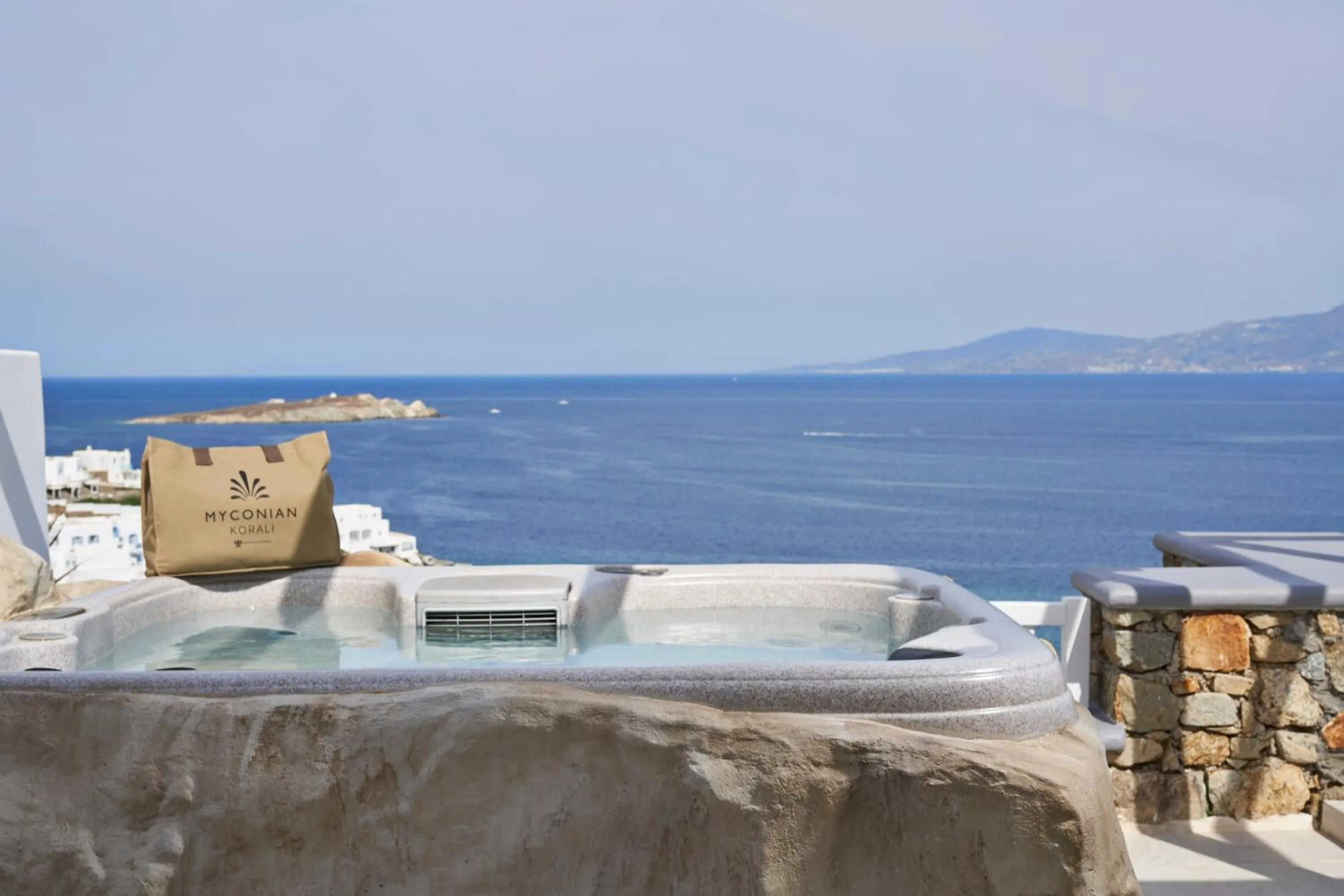 Sea view in Myconian Korali Relais & Chateaux