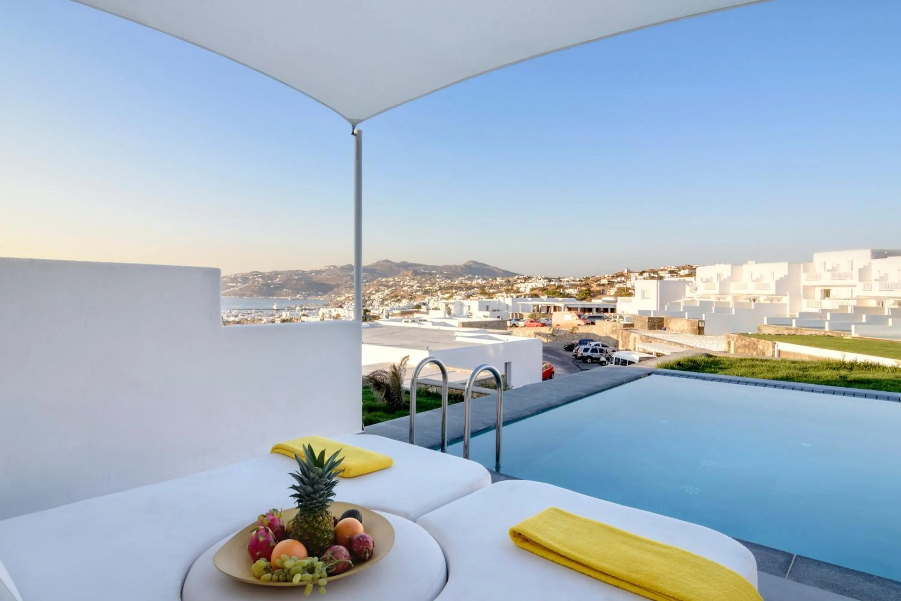 Hot Tub in Myconian Korali Relais & Chateaux