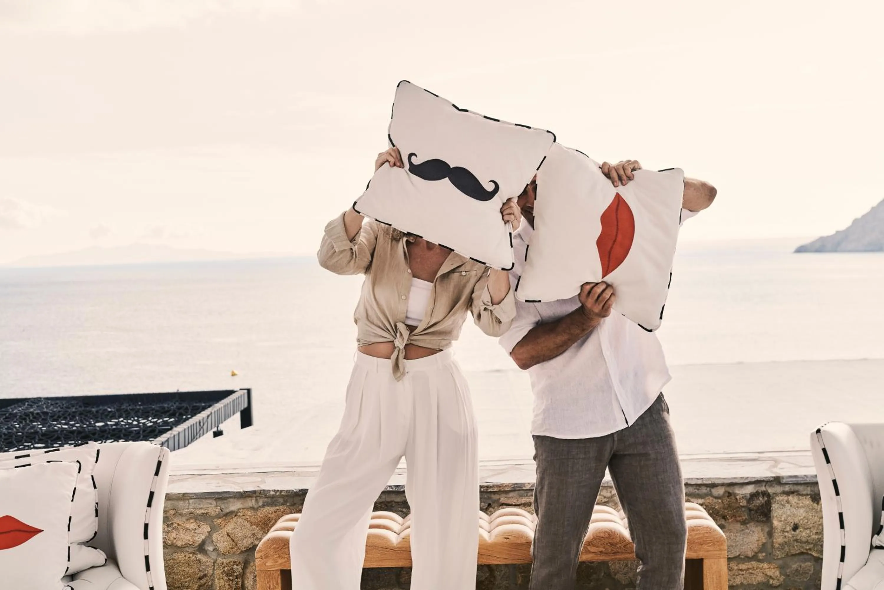 Lounge or bar in Myconian Imperial - Leading Hotels of the World