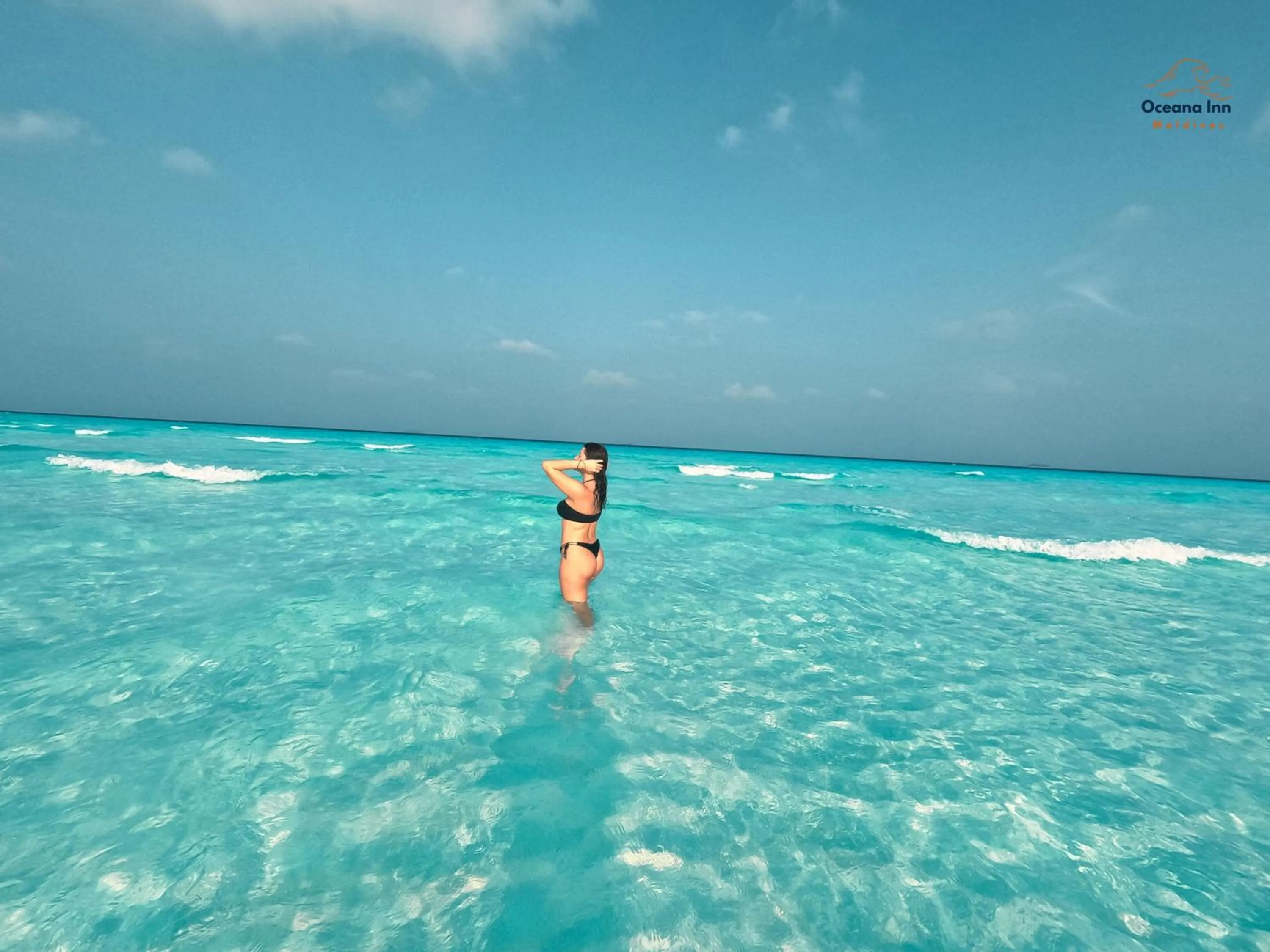 Beach in Oceana Inn Maldives -50 Percent off on Return Domestic Flights for Stays of 3 Nights or More