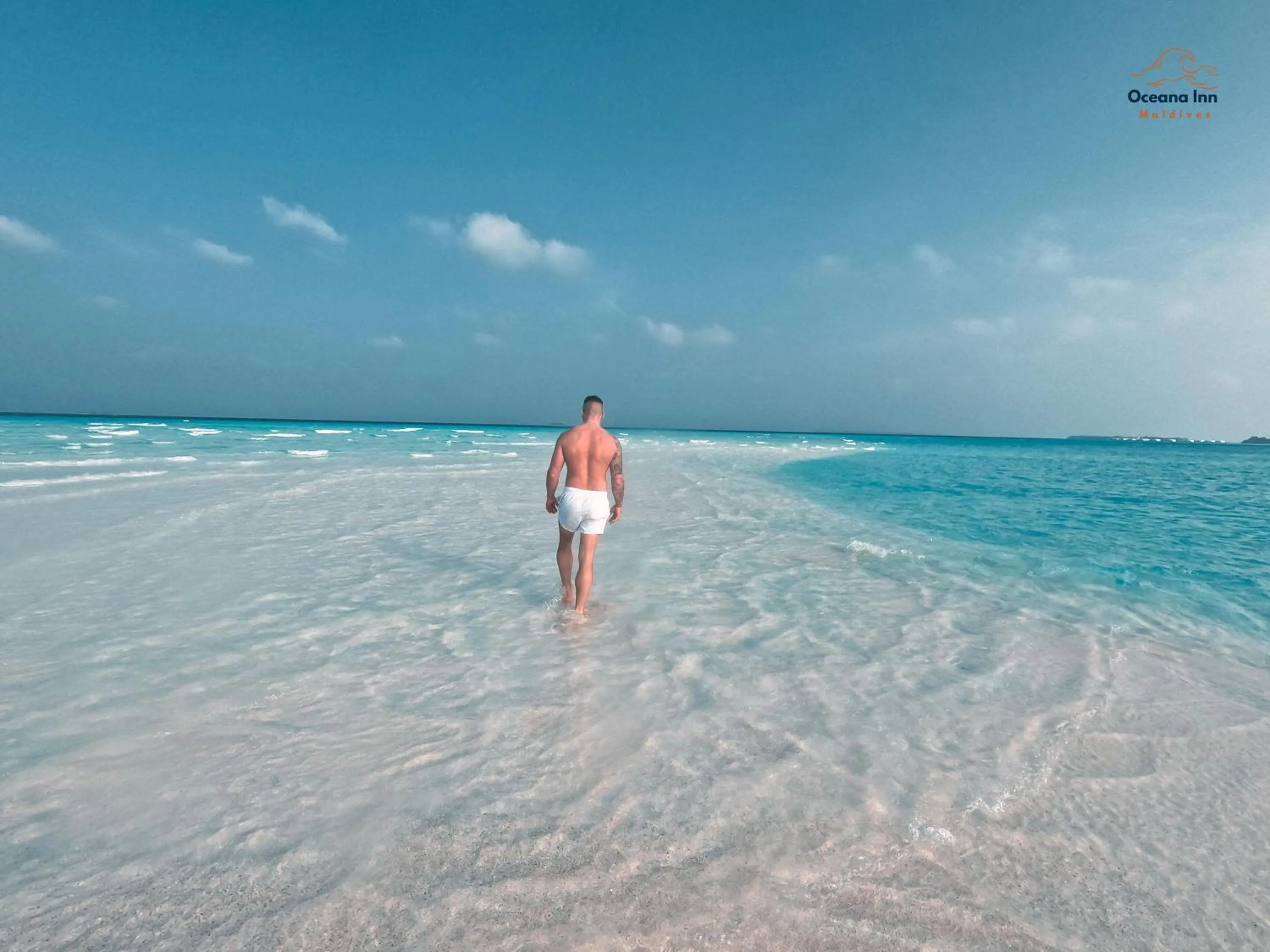 Beach in Oceana Inn Maldives -50 Percent off on Return Domestic Flights for Stays of 3 Nights or More