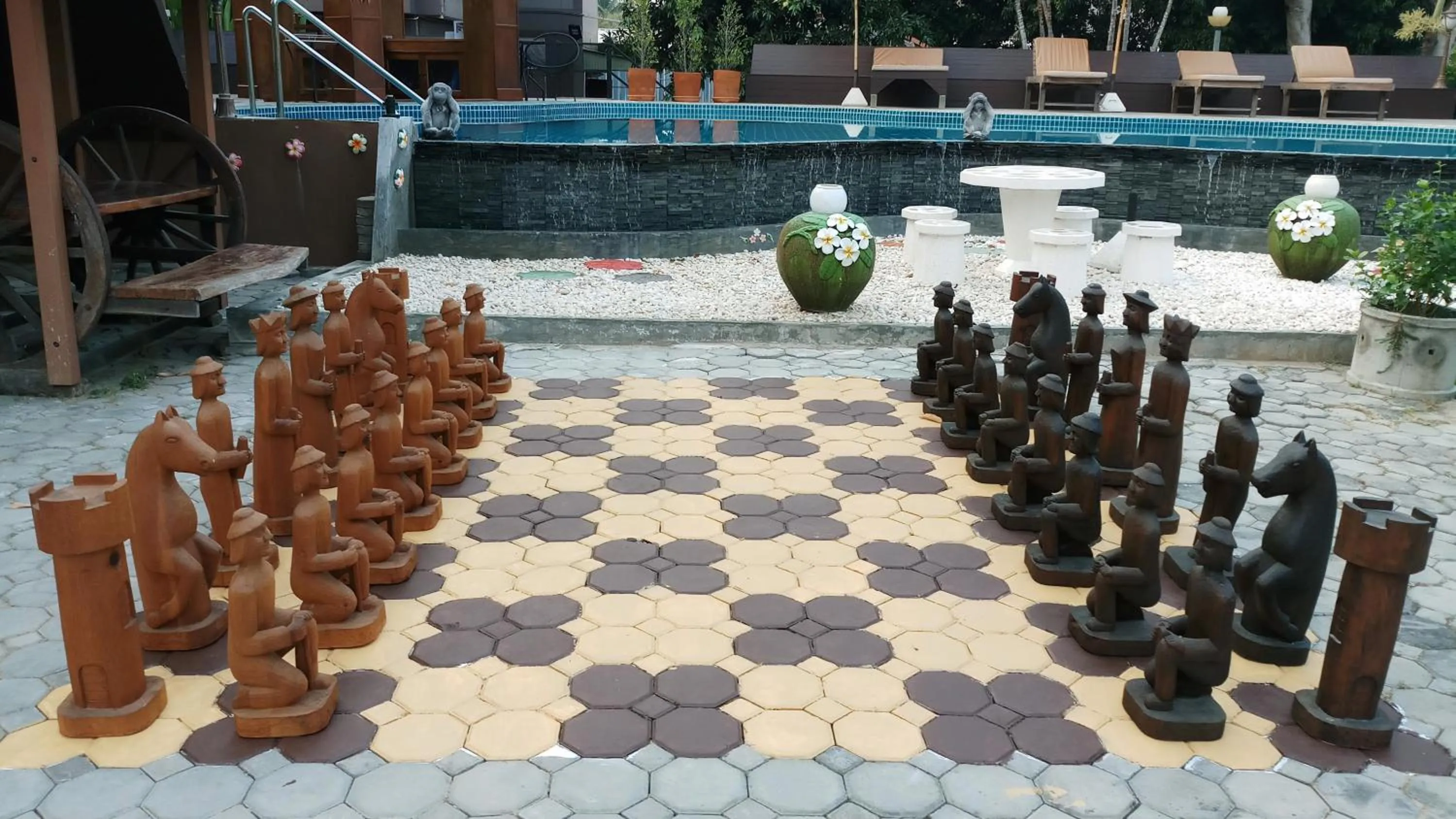 Swimming pool in Butsaba Garden Resort