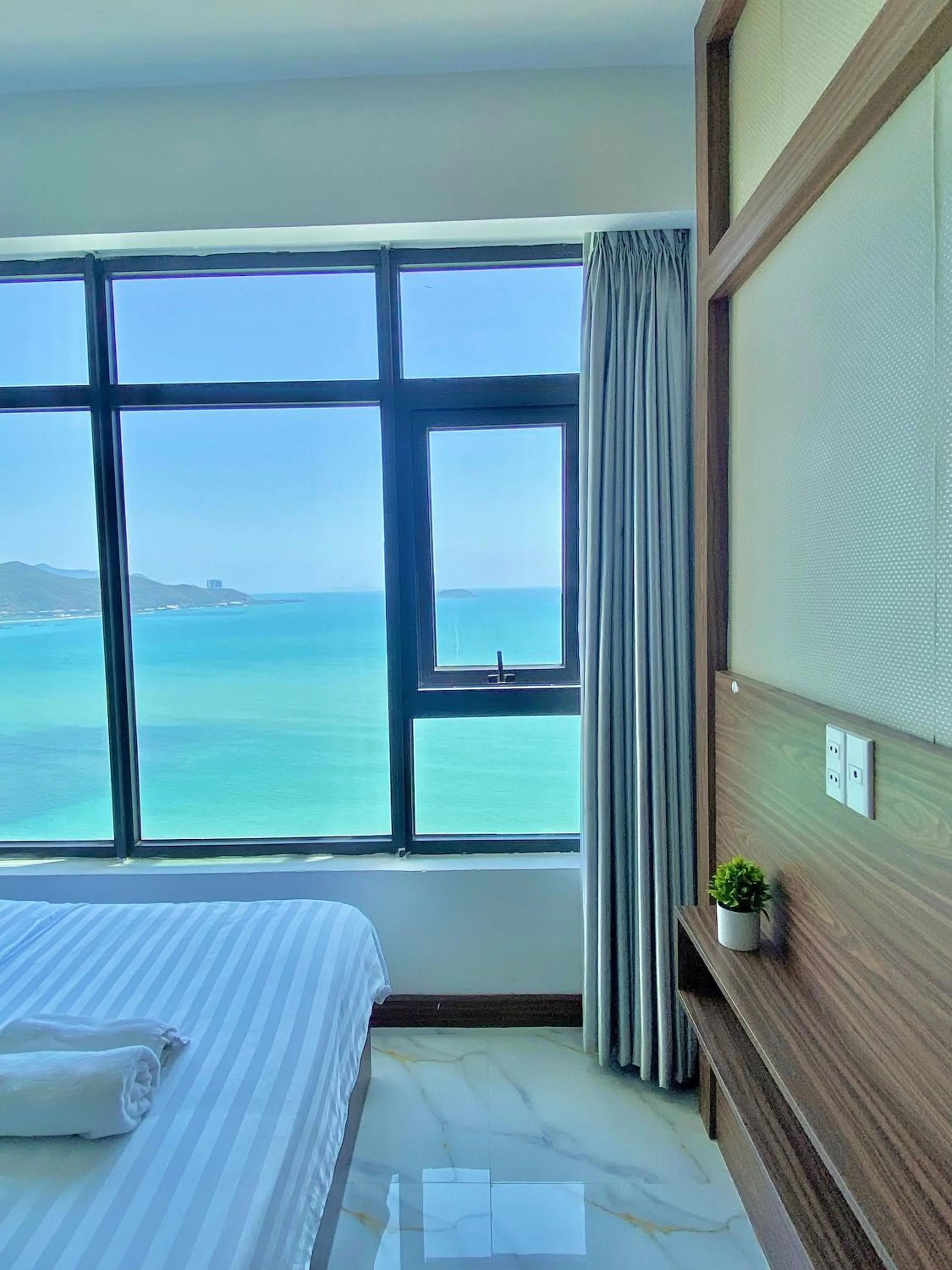Bed in Ocean Dream Apartment Nha Trang