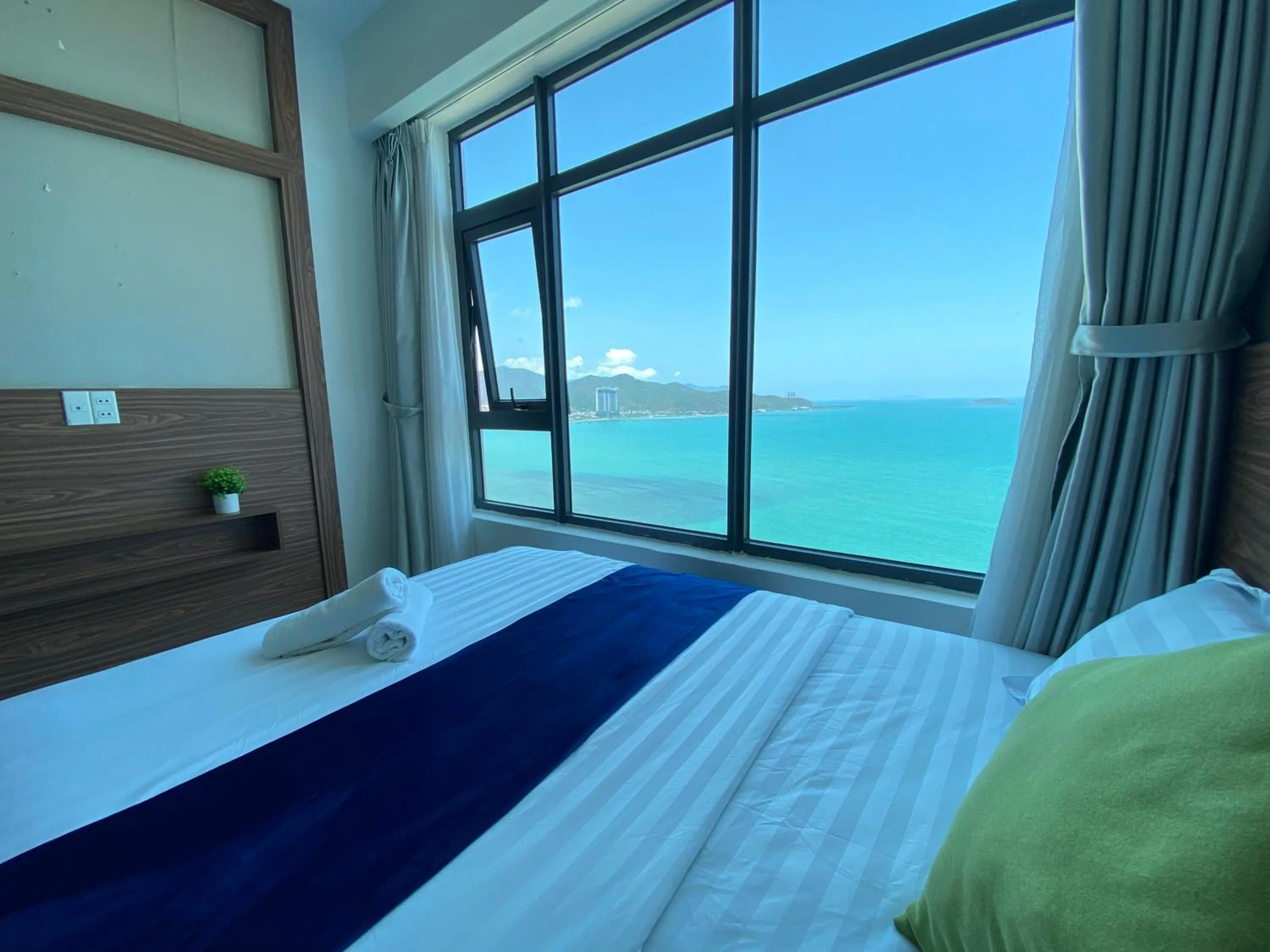 Bed in Ocean Dream Apartment Nha Trang