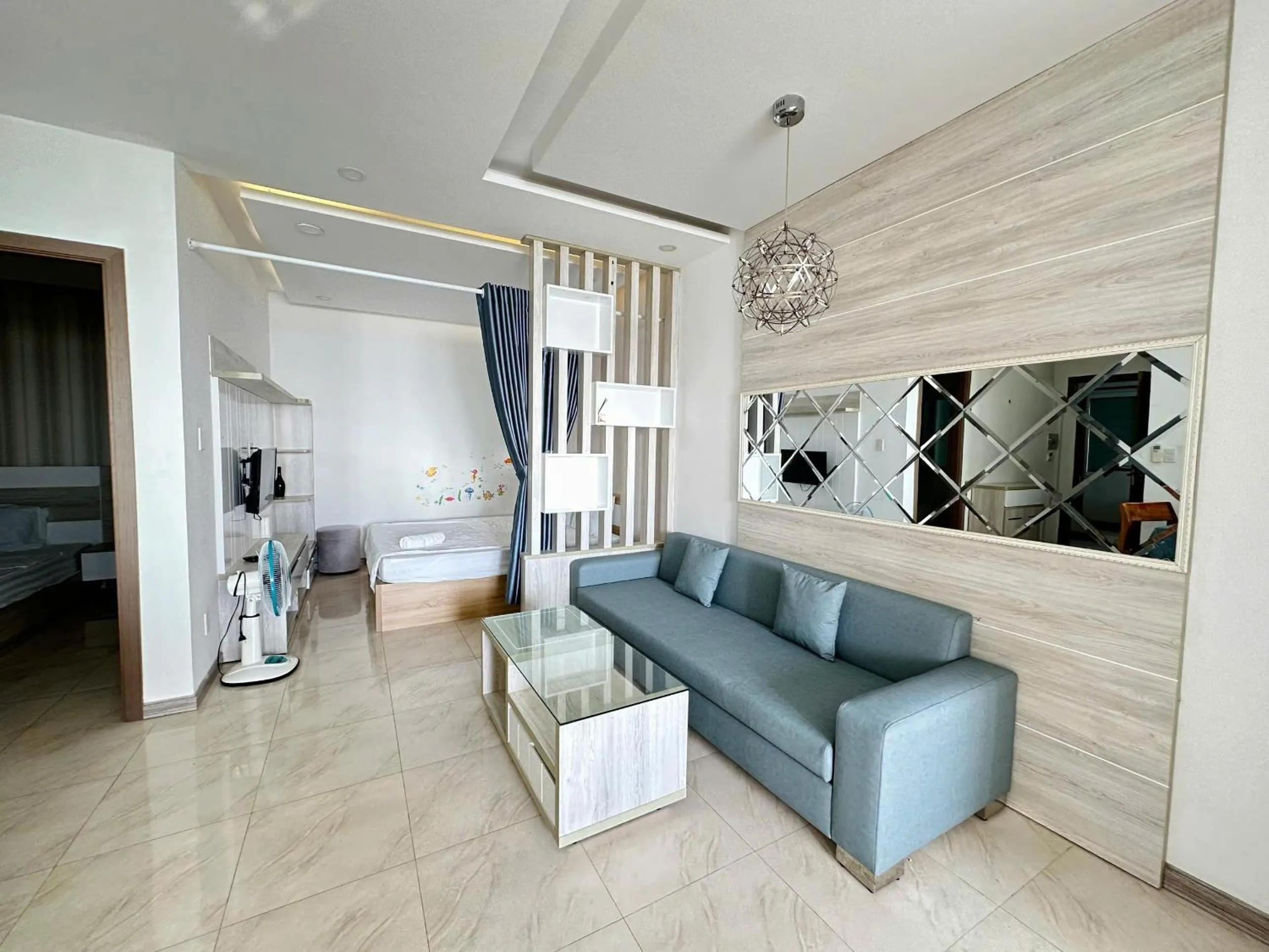 Bed in Ocean Dream Apartment Nha Trang