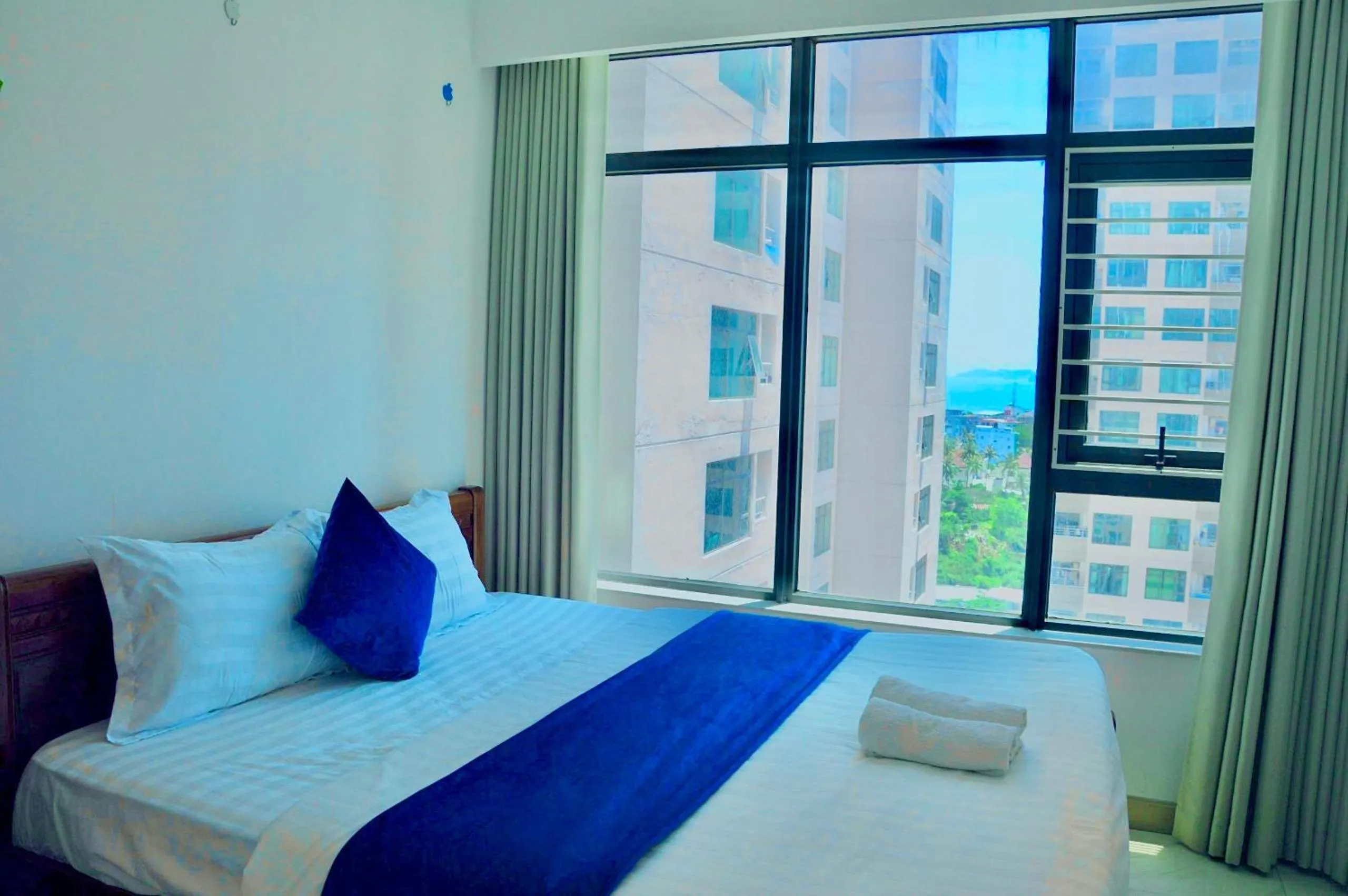 Bed in Ocean Dream Apartment Nha Trang