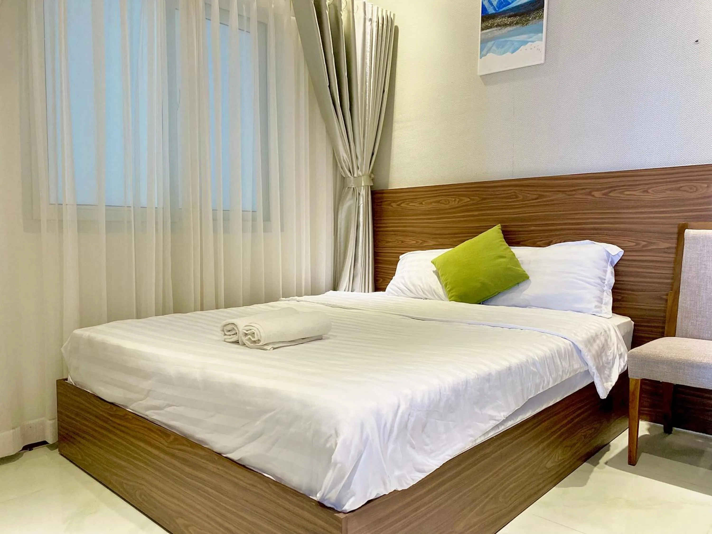 Bed in Ocean Dream Apartment Nha Trang