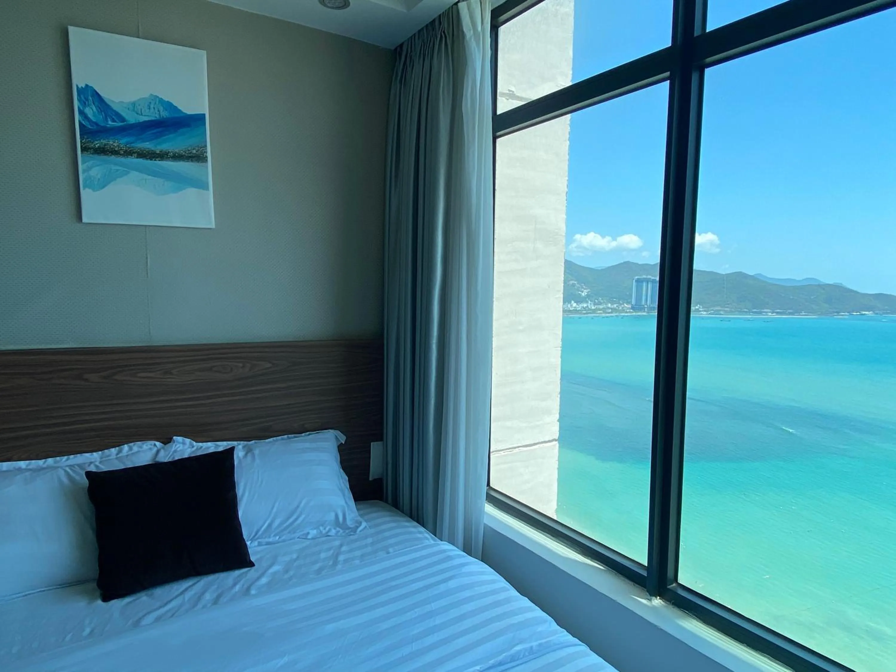 Bed in Ocean Dream Apartment Nha Trang