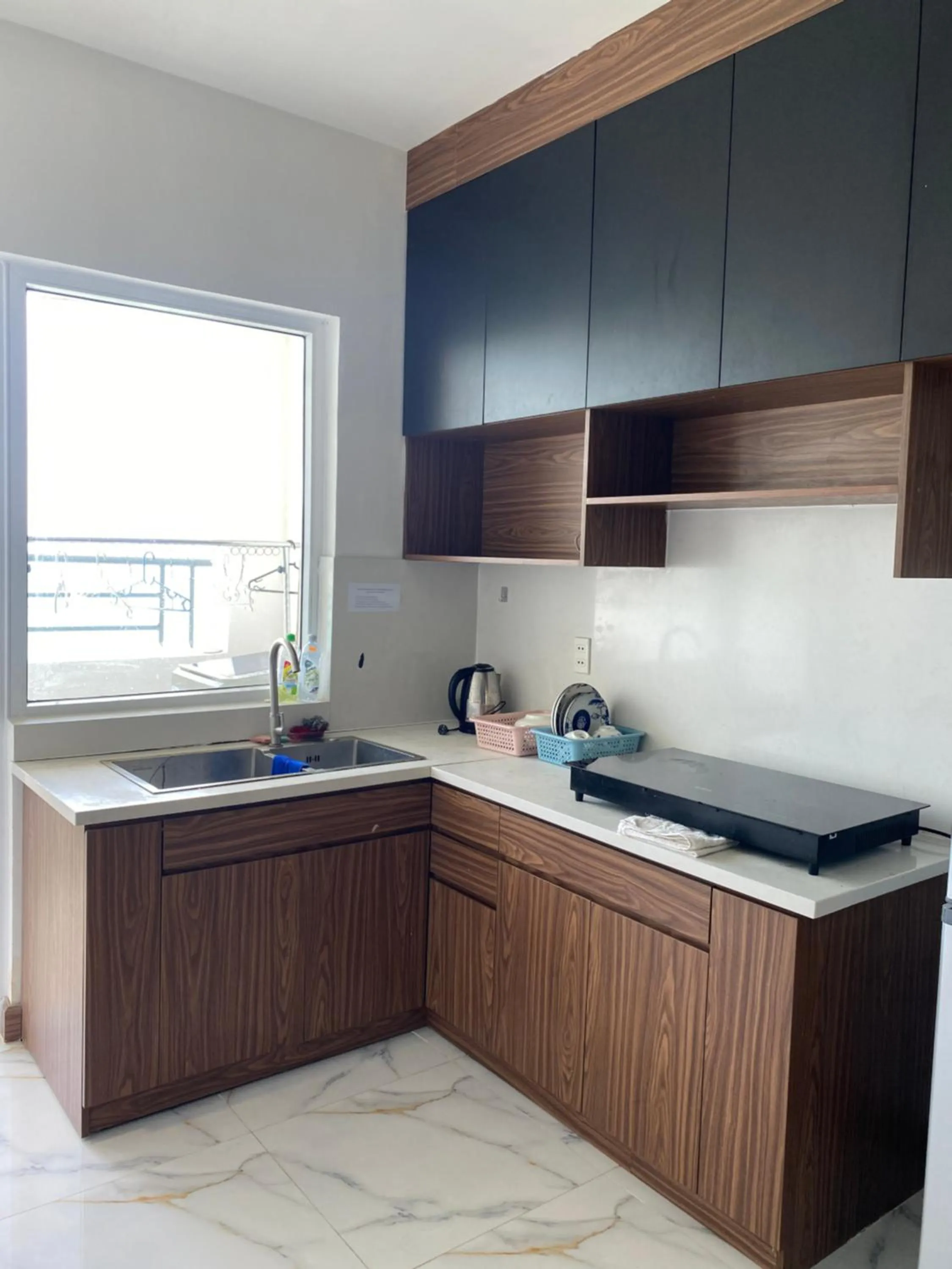 Kitchen or kitchenette in Ocean Dream Apartment Nha Trang