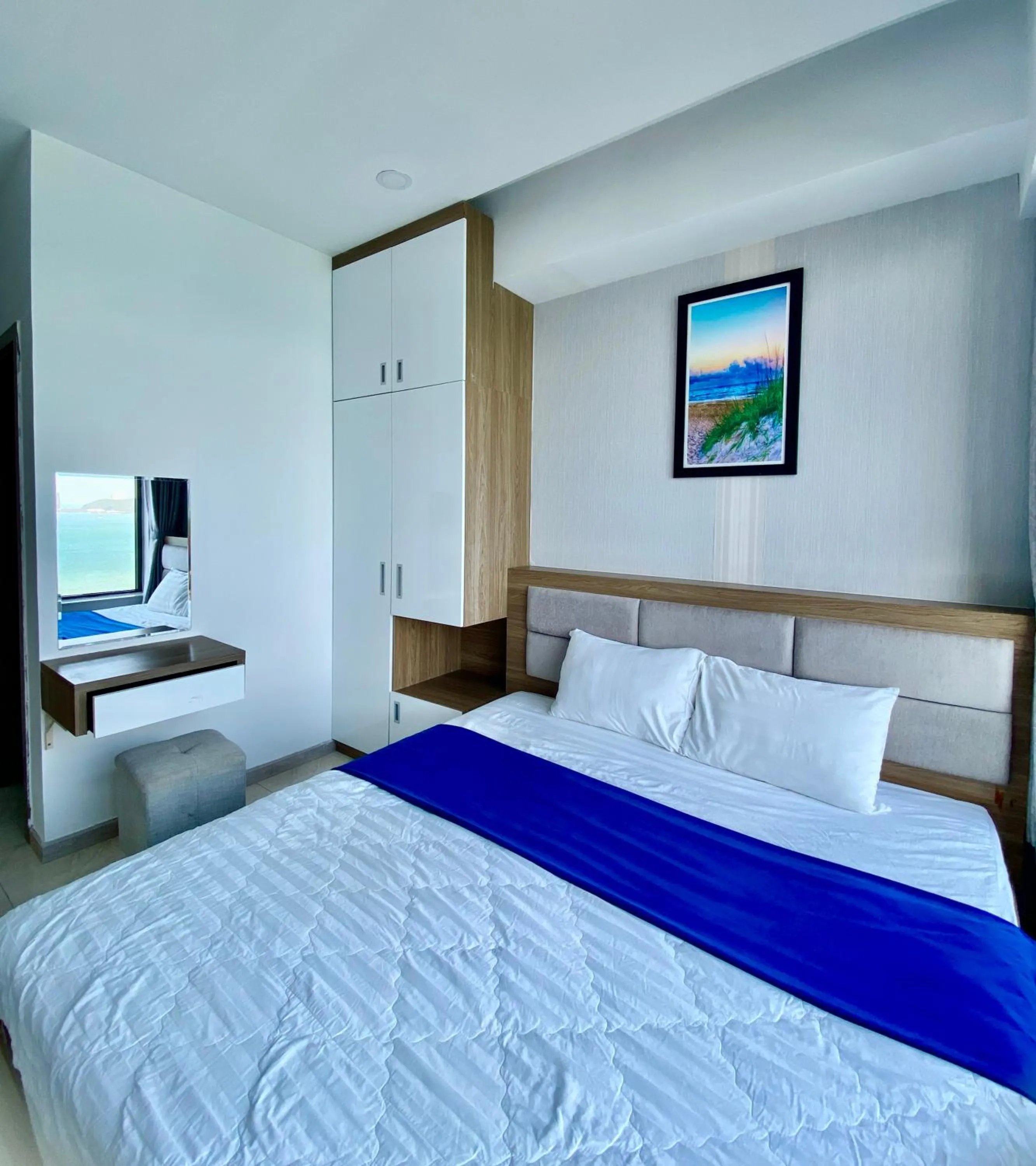 Bed in Ocean Dream Apartment Nha Trang