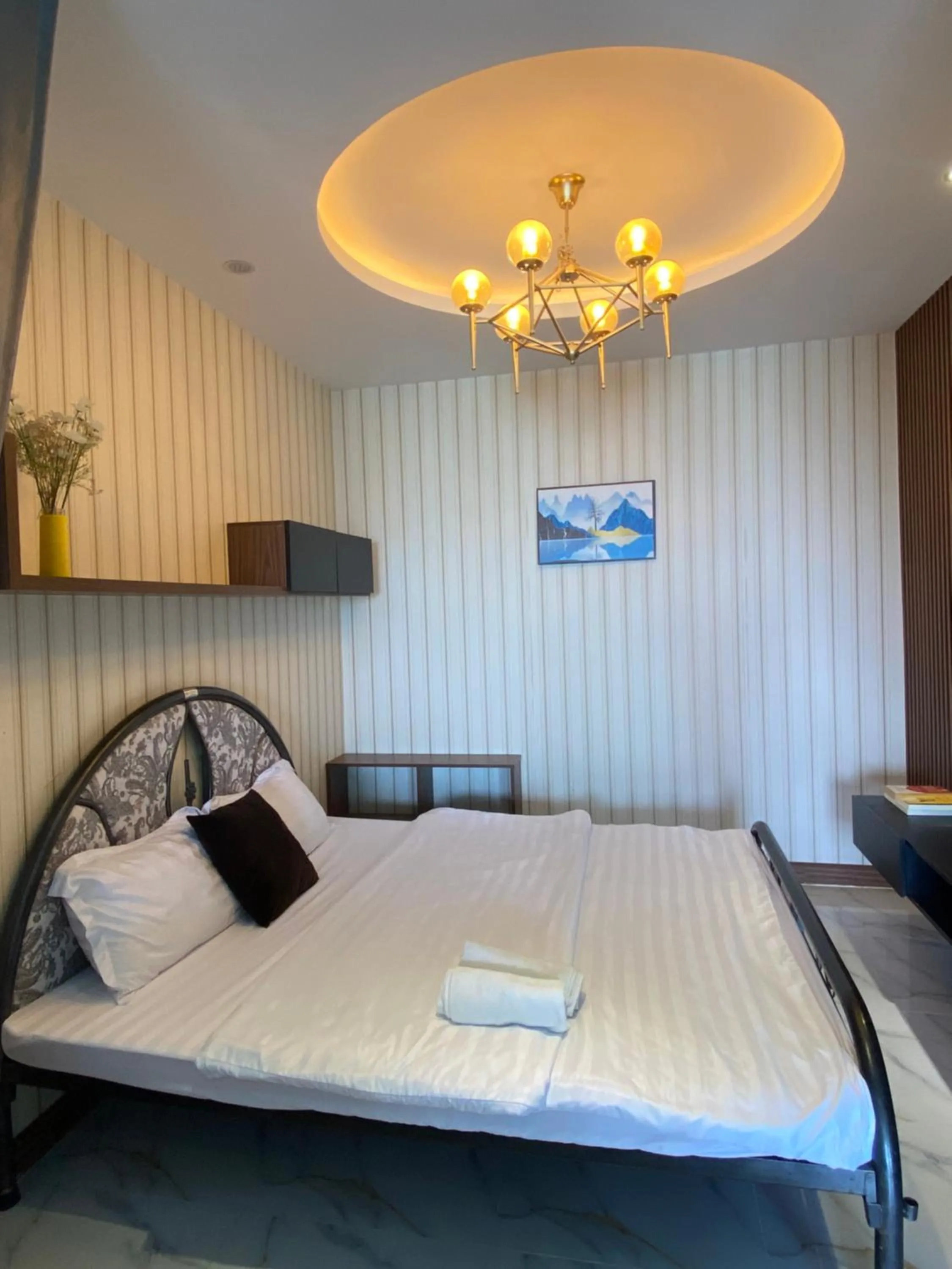 Bed in Ocean Dream Apartment Nha Trang