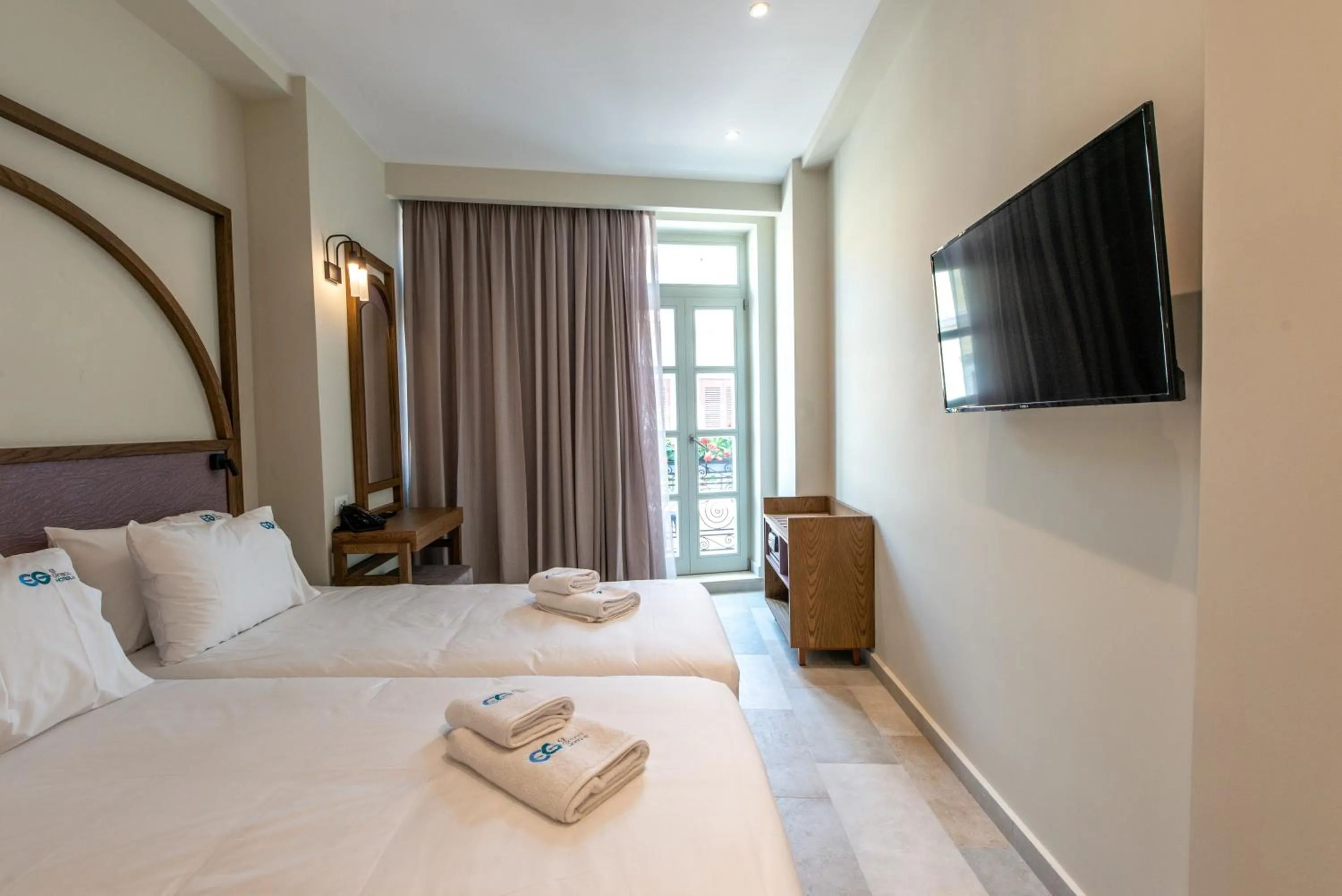 Bed in El Greco Hotel