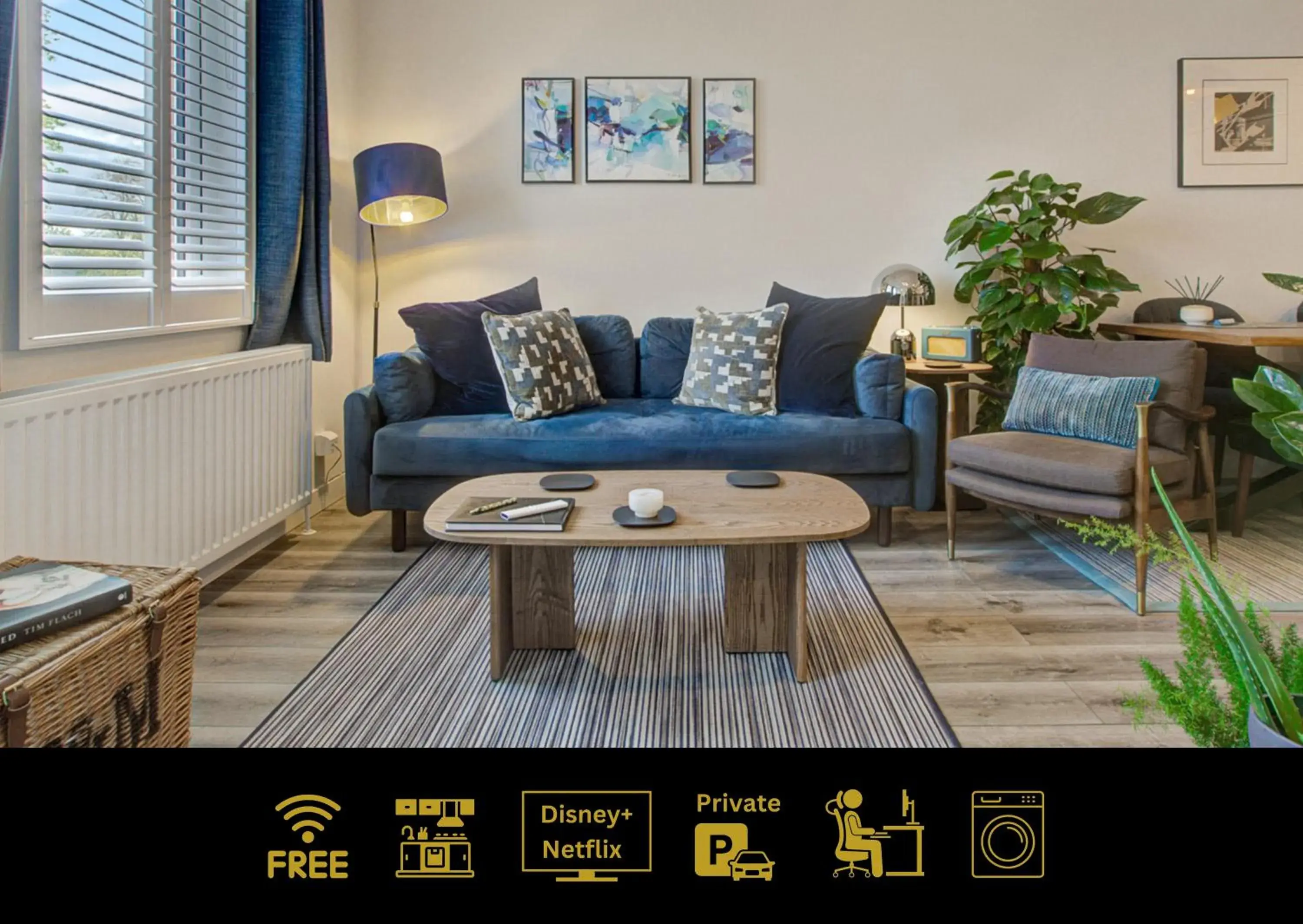 Stylish, business traveller friendly apartment, with free parking and Netflix Stylish, business traveller friendly apartment, with free parking and Netflix