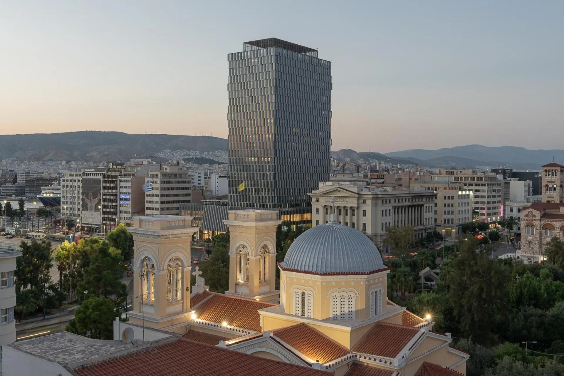 City view in Piraeus City Hotel