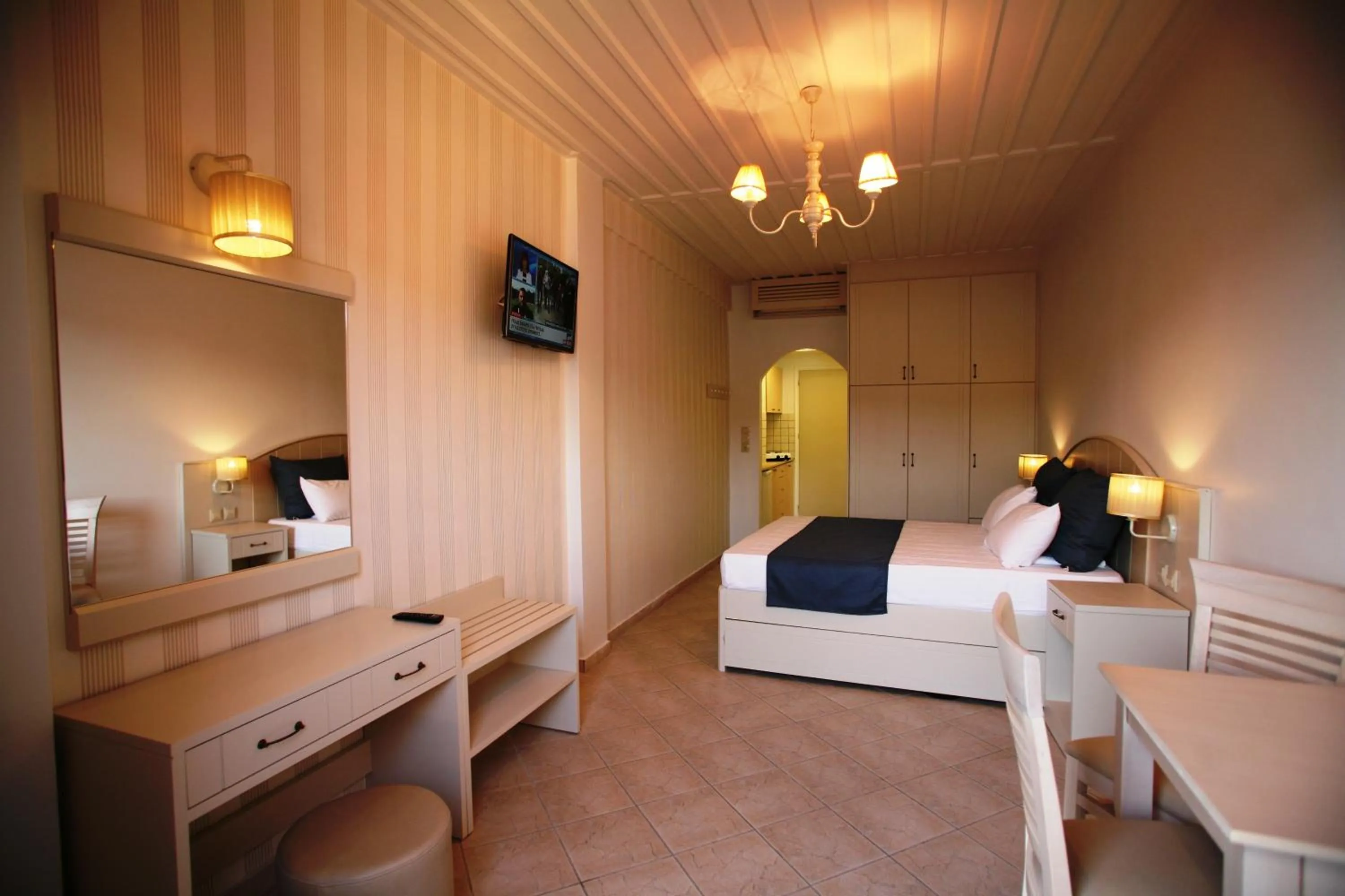 Photo of the whole room, Bed in Mirini Hotel