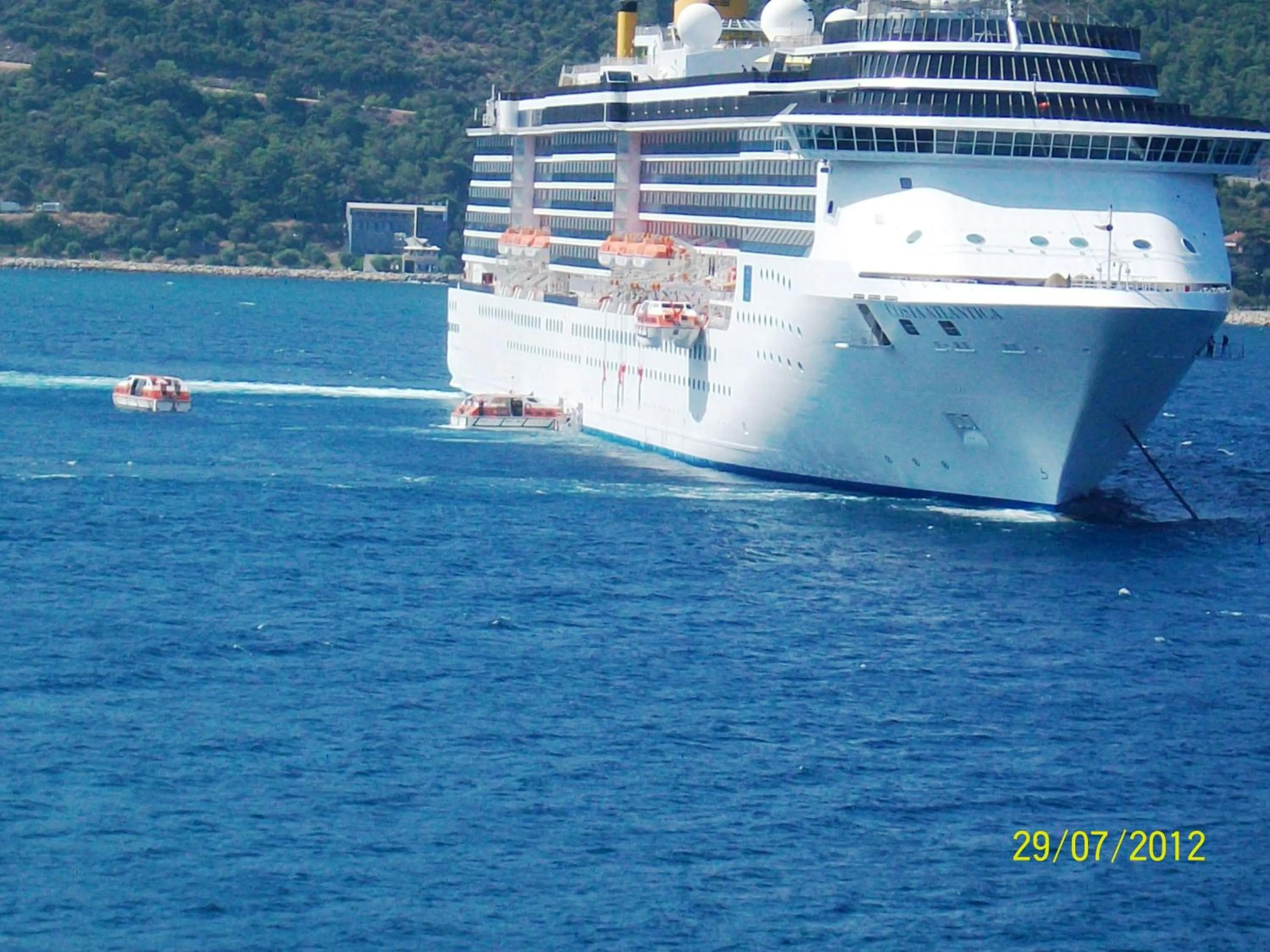 Sea view in Mirini Hotel