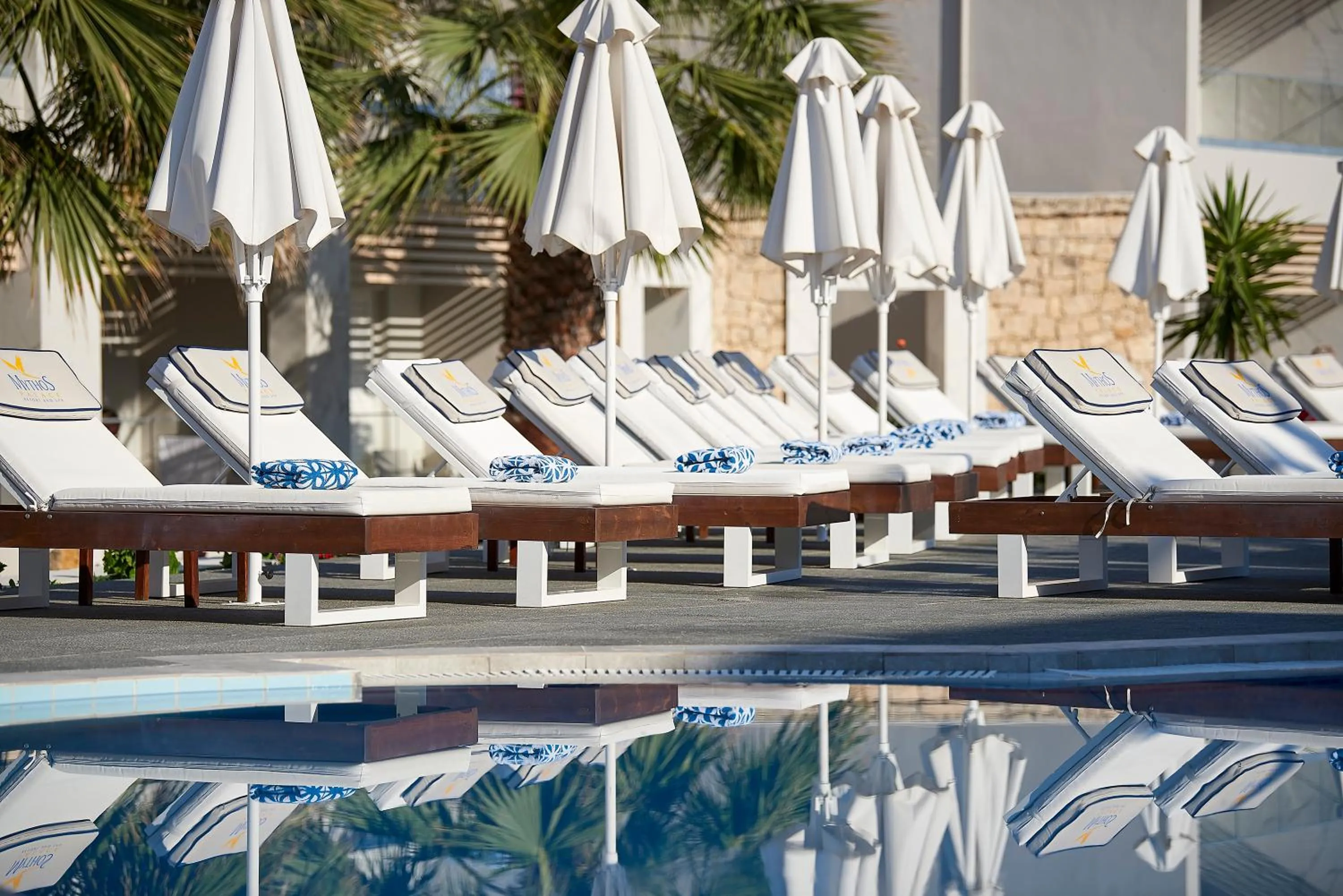 Swimming pool in Mythos Palace Resort & Spa