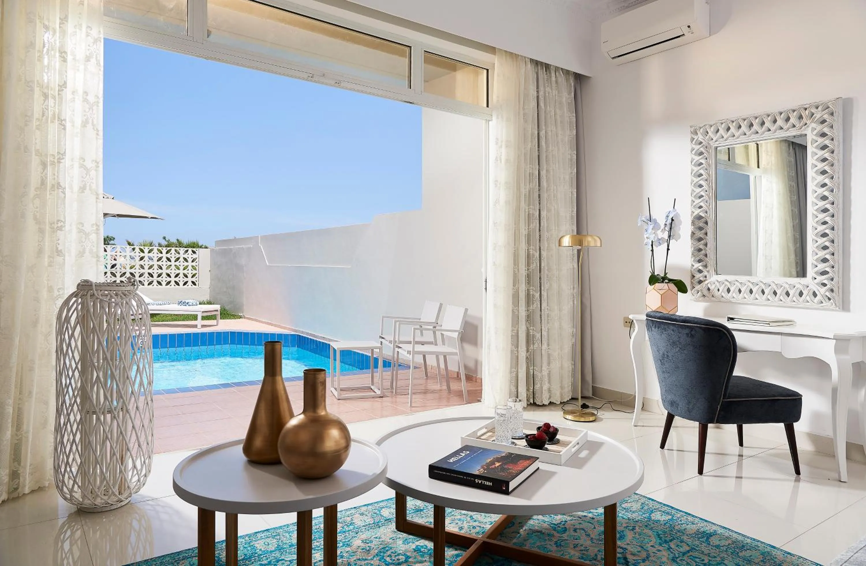 Pool view in Mythos Palace Resort & Spa