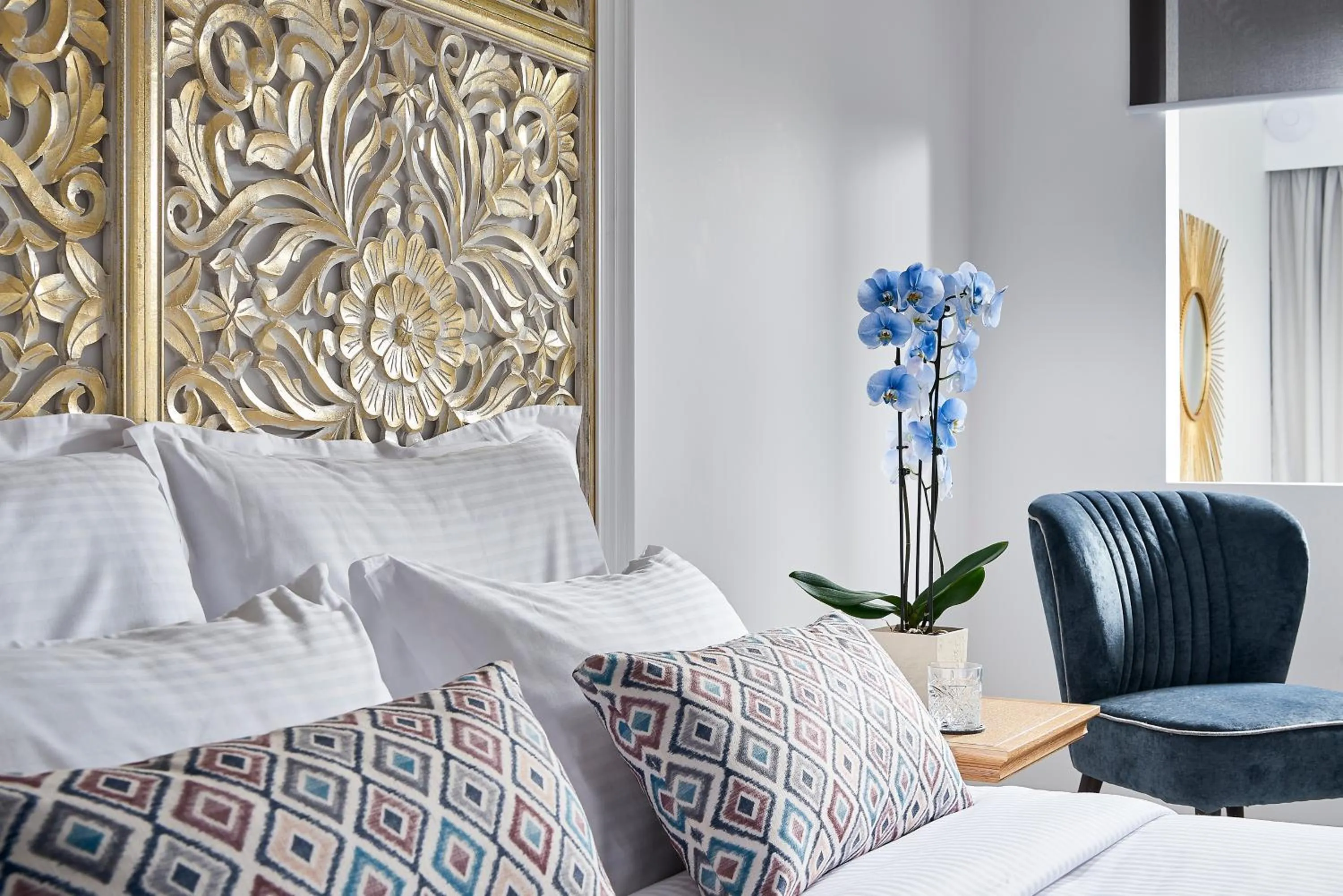 Bedroom, Bed in Mythos Palace Resort & Spa