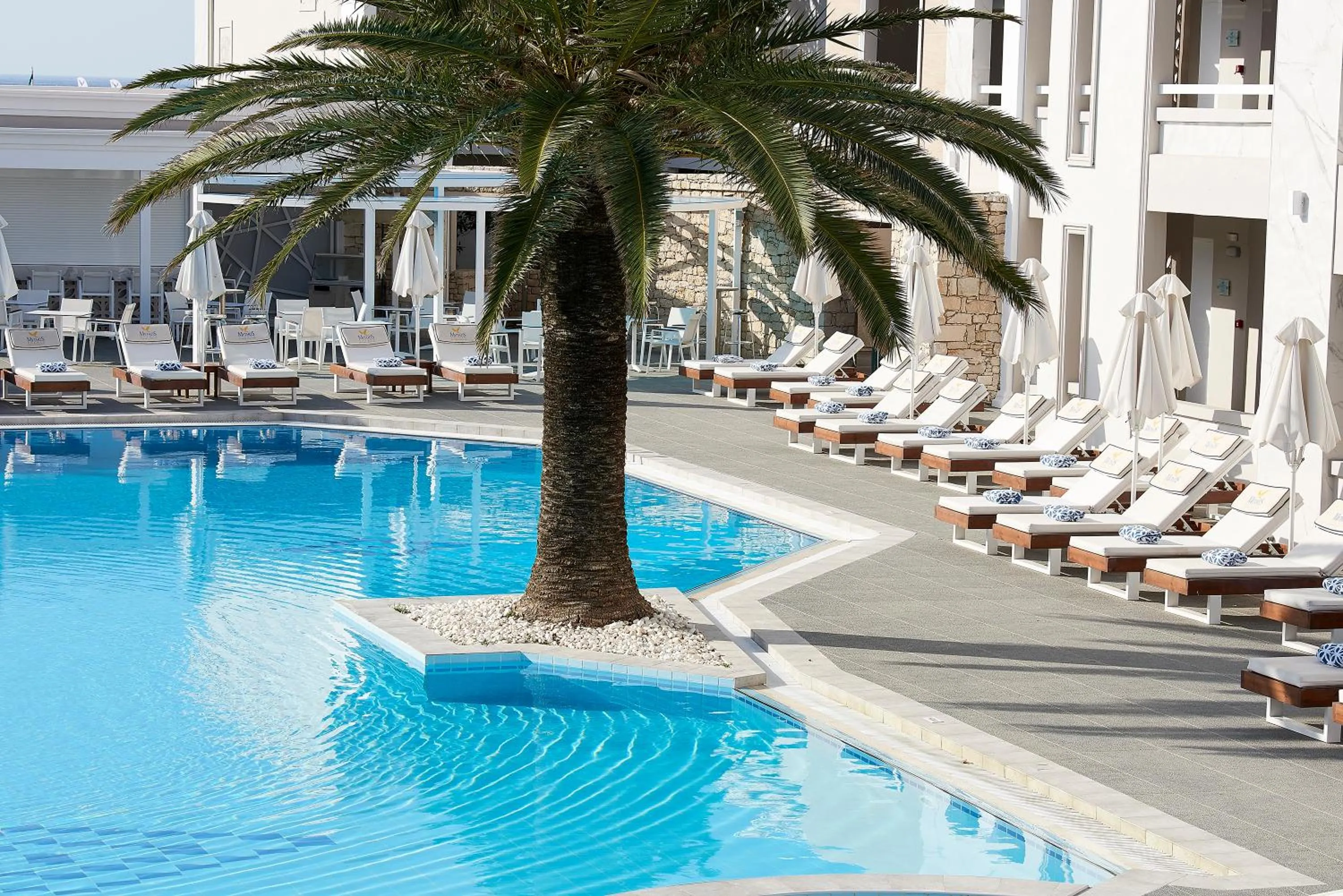 Swimming pool in Mythos Palace Resort & Spa