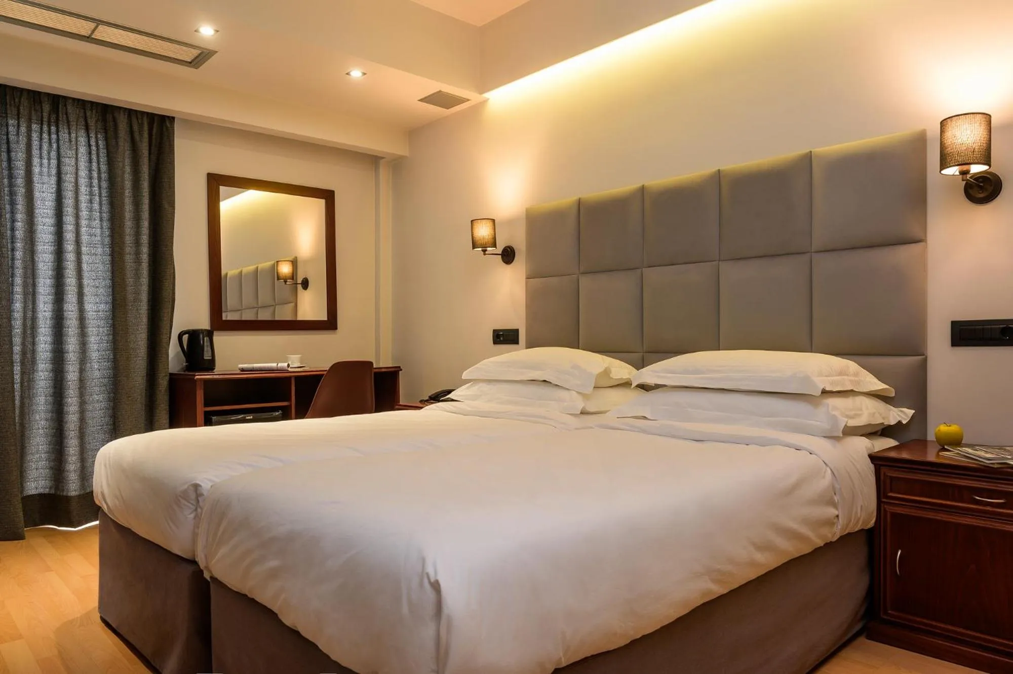 Bed in Athens Odeon Hotel