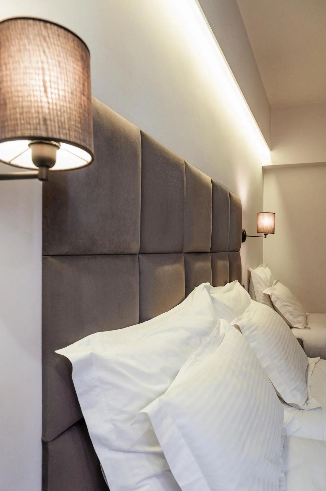 Bed in Athens Odeon Hotel