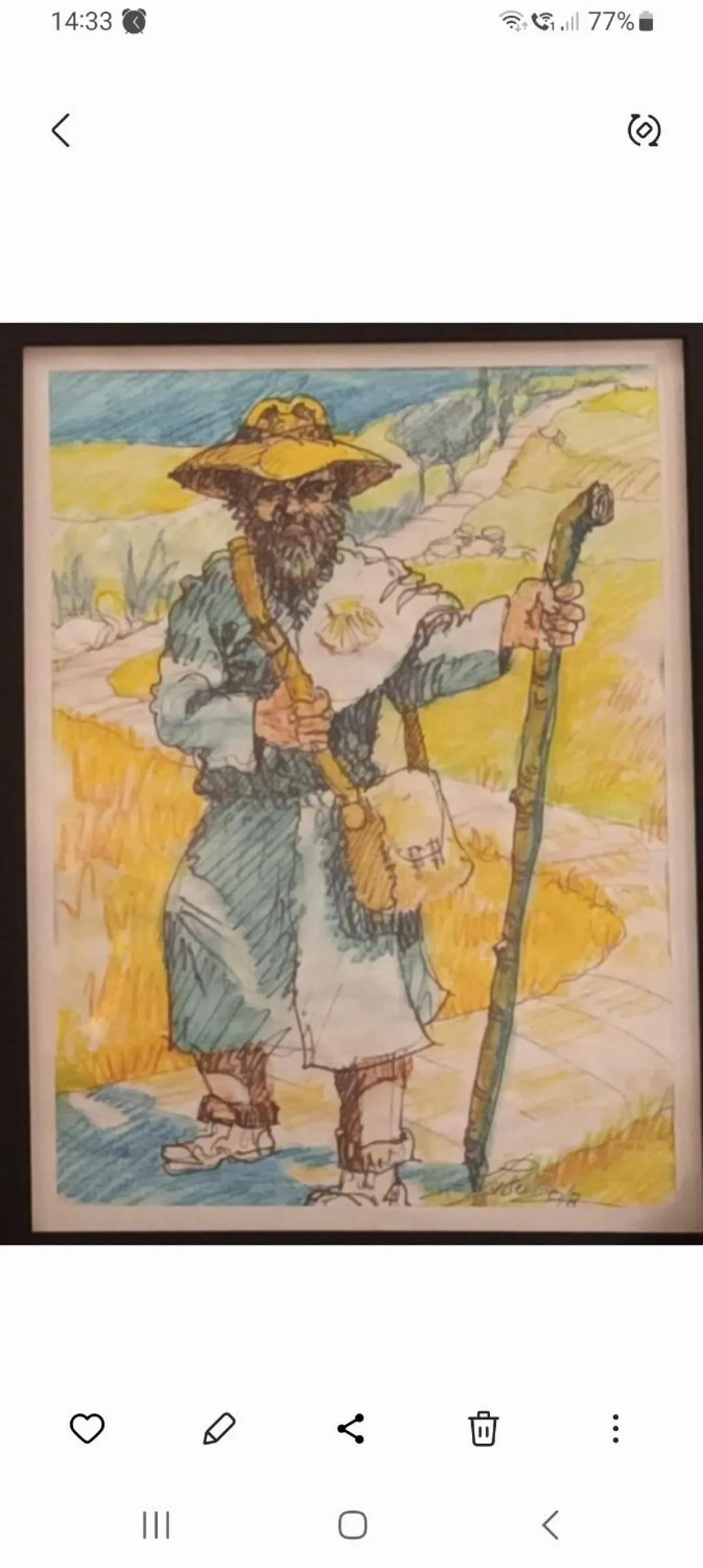 Floor Plan in B&B Al Pergolato