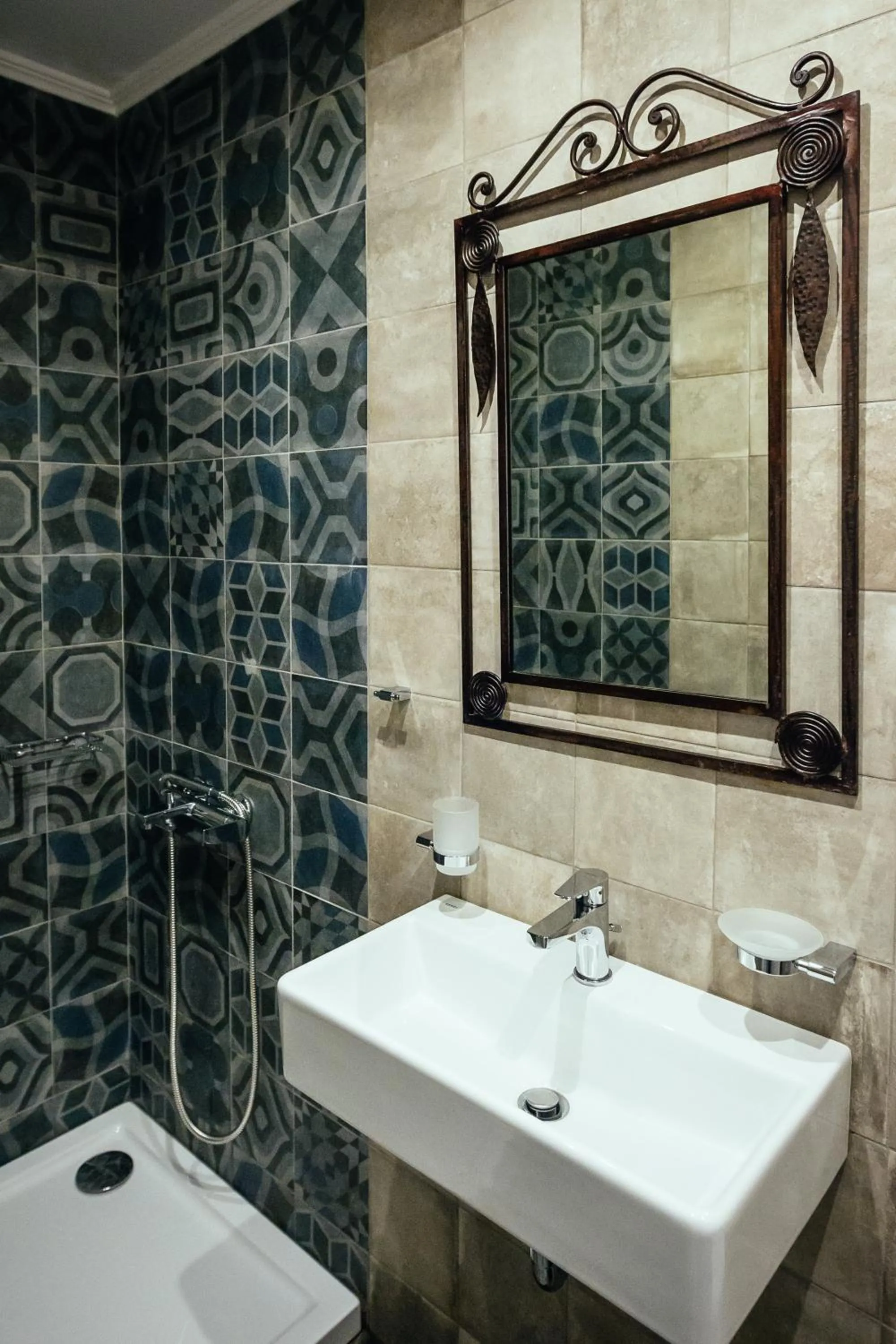 Bathroom in pension Acronafplia B&D