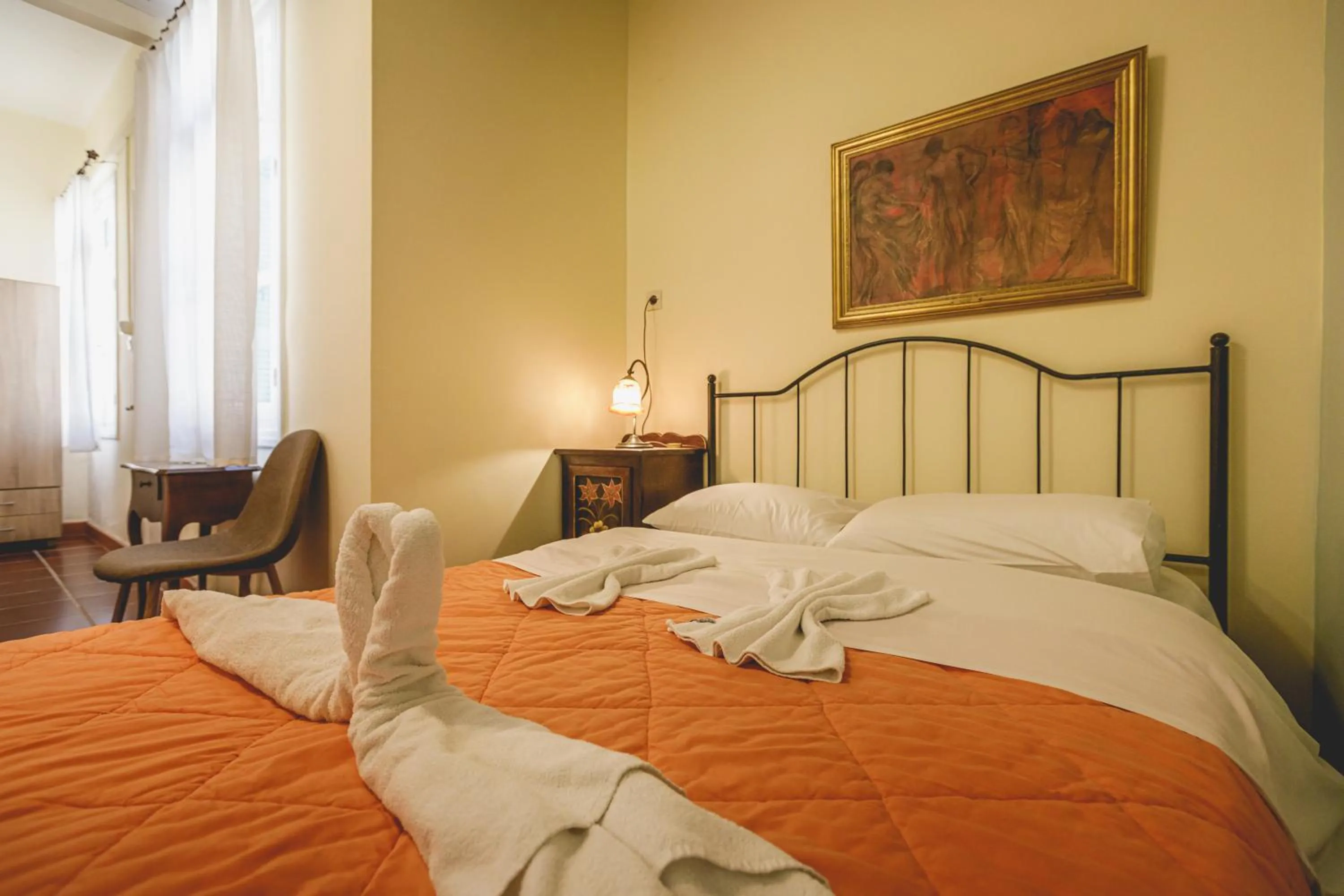 Bedroom, Bed in pension Acronafplia B&D