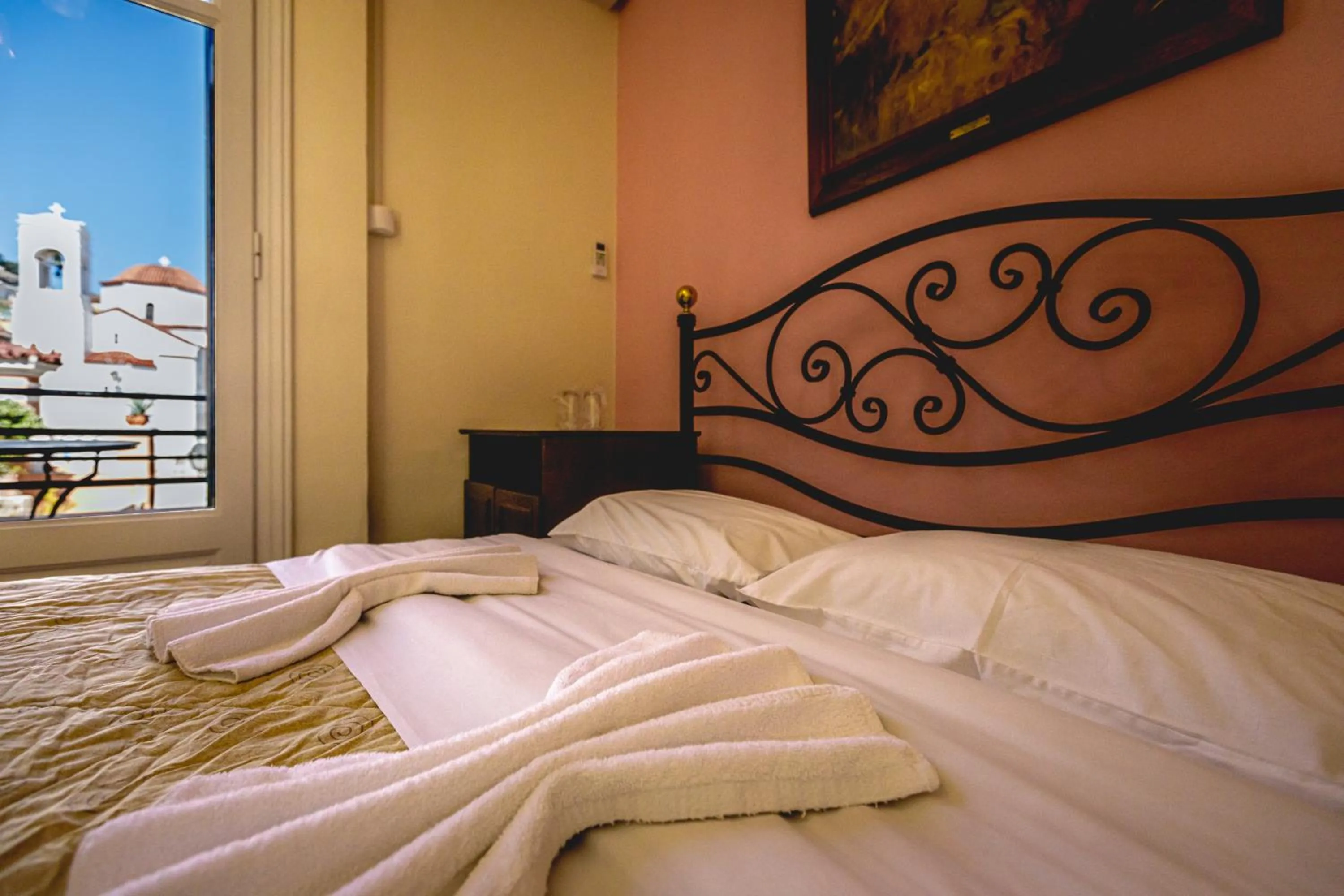 Bedroom, Bed in pension Acronafplia B&D