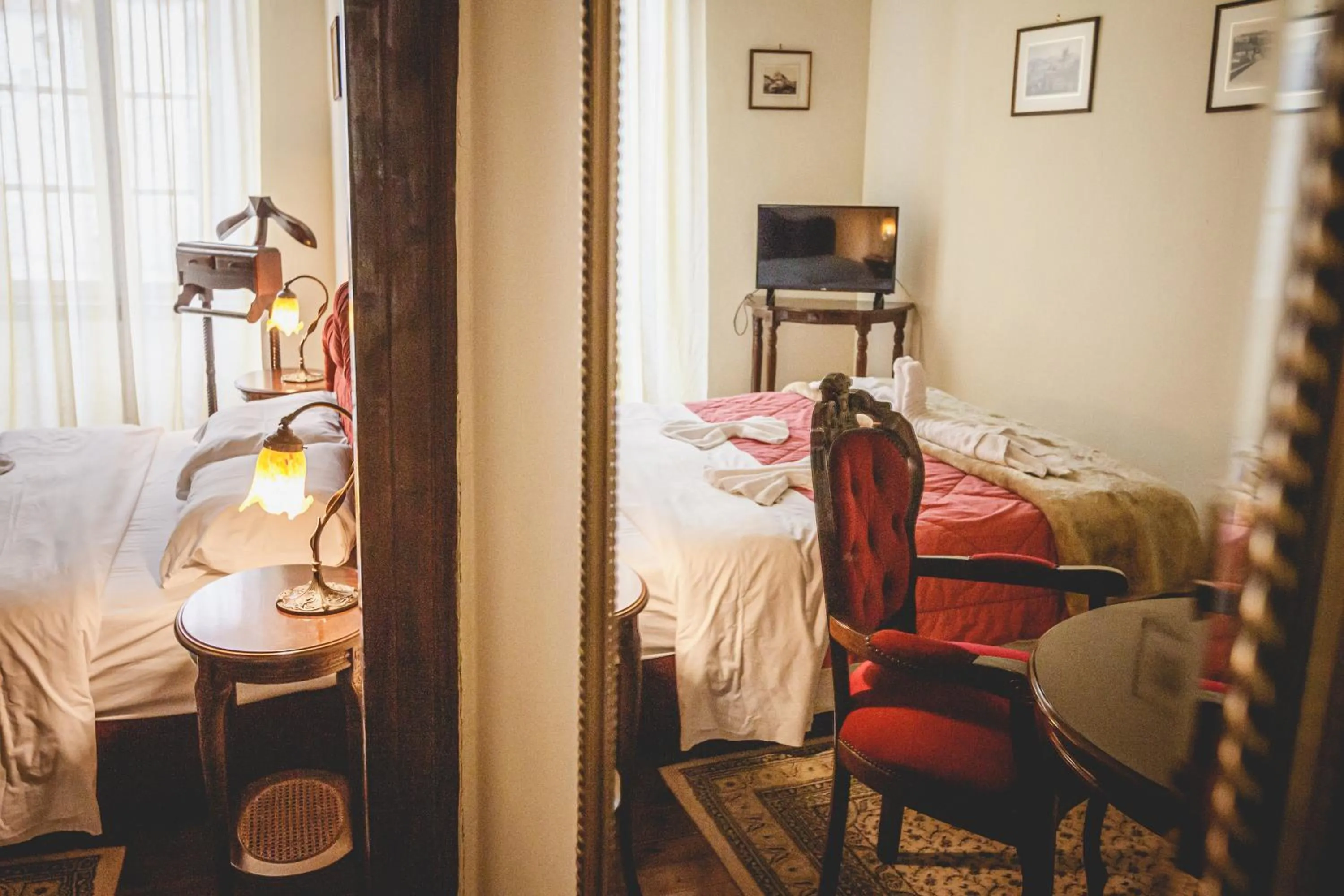 Photo of the whole room, Bed in pension Acronafplia B&D