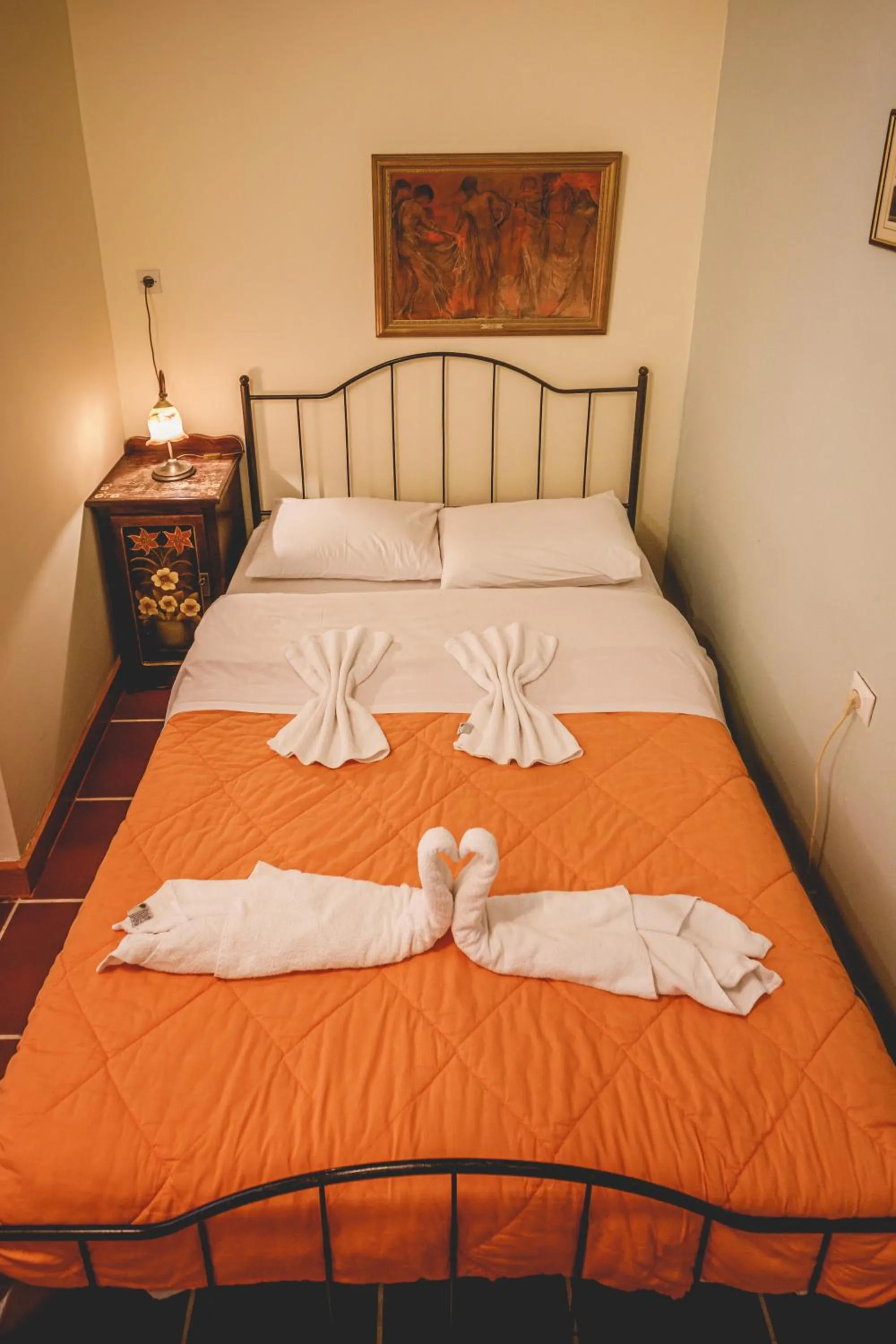 Photo of the whole room, Bed in pension Acronafplia B&D