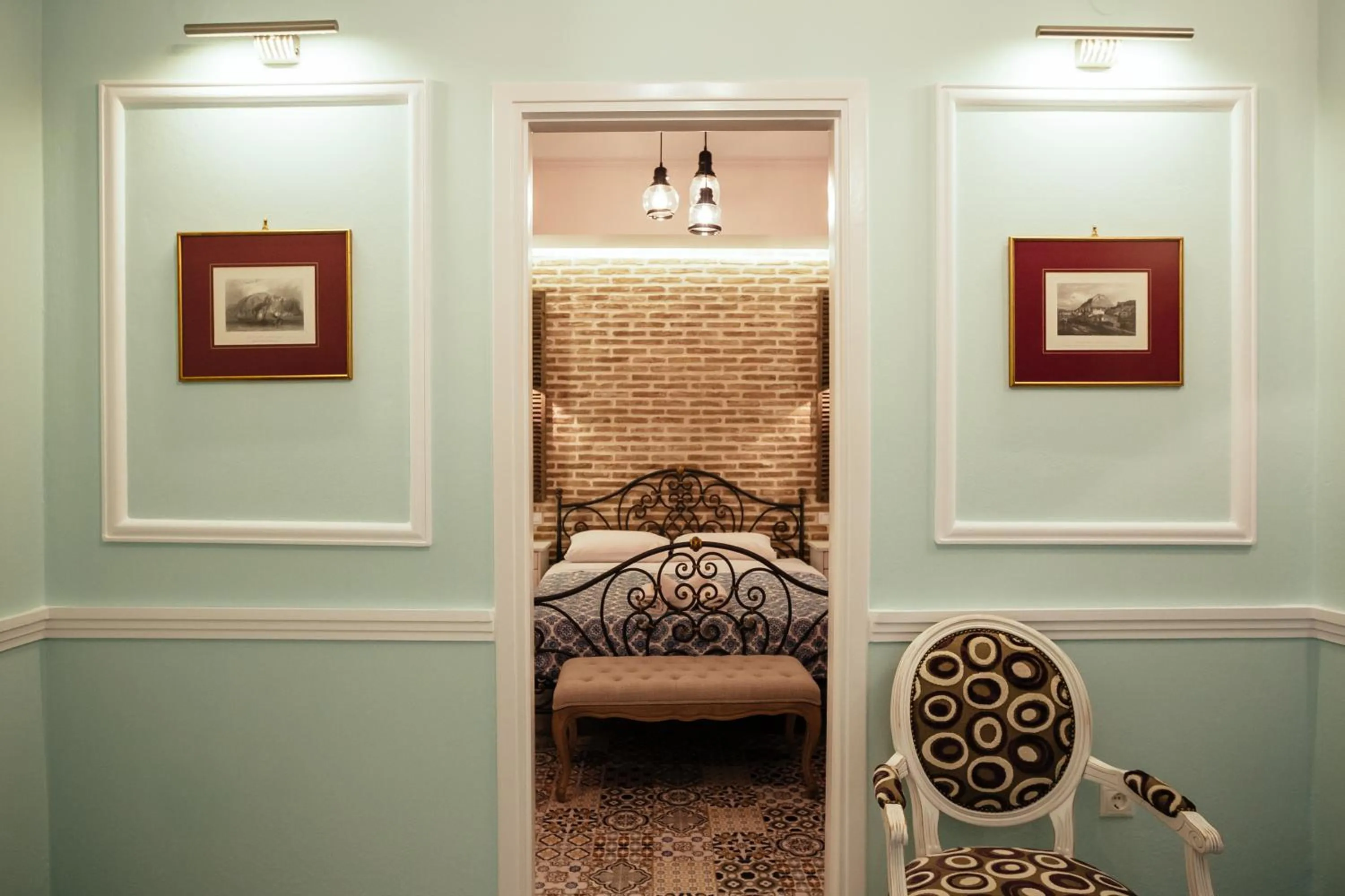 Photo of the whole room, Bed in pension Acronafplia B&D