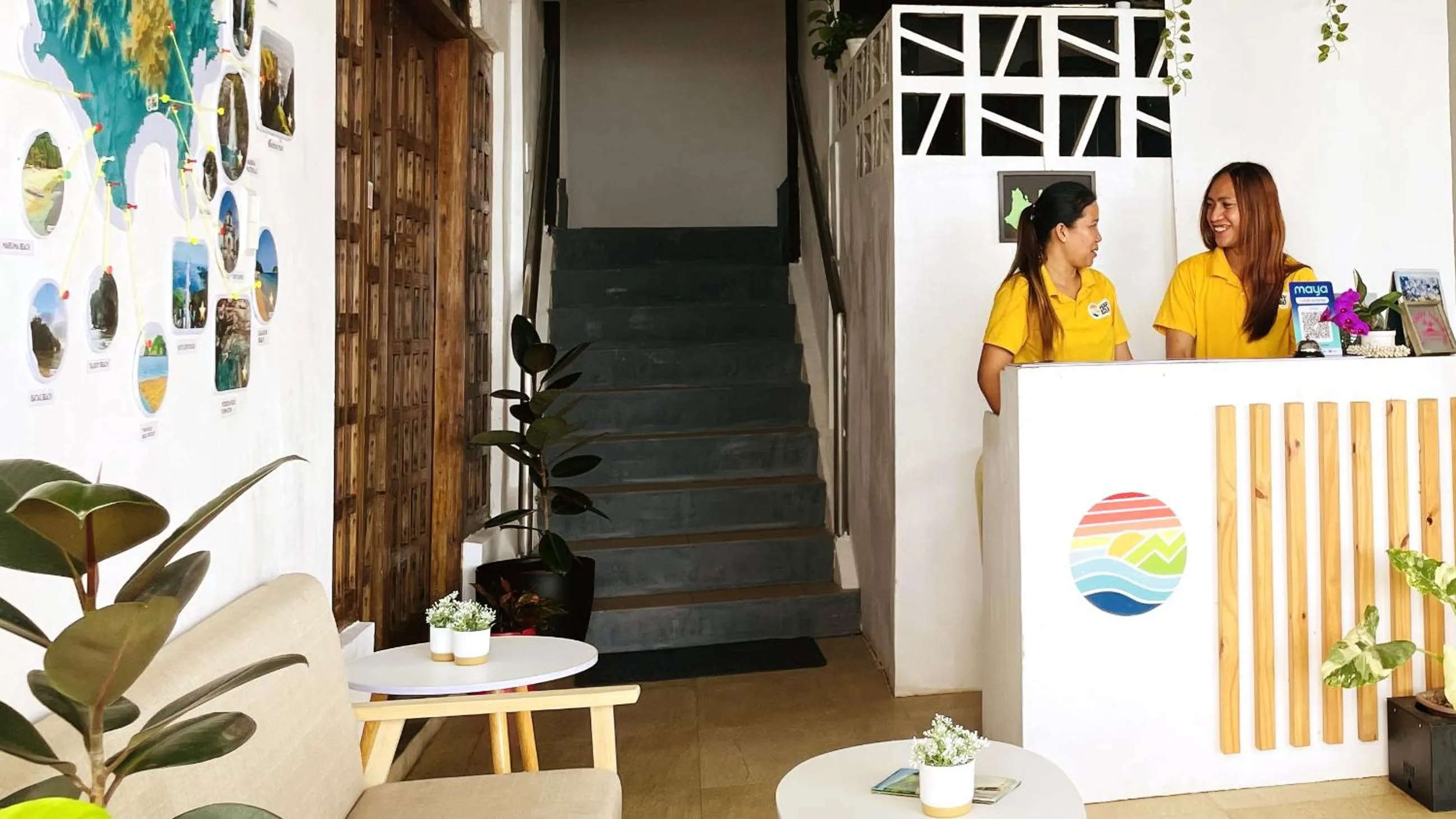 Lobby or reception in Happy Island Inn