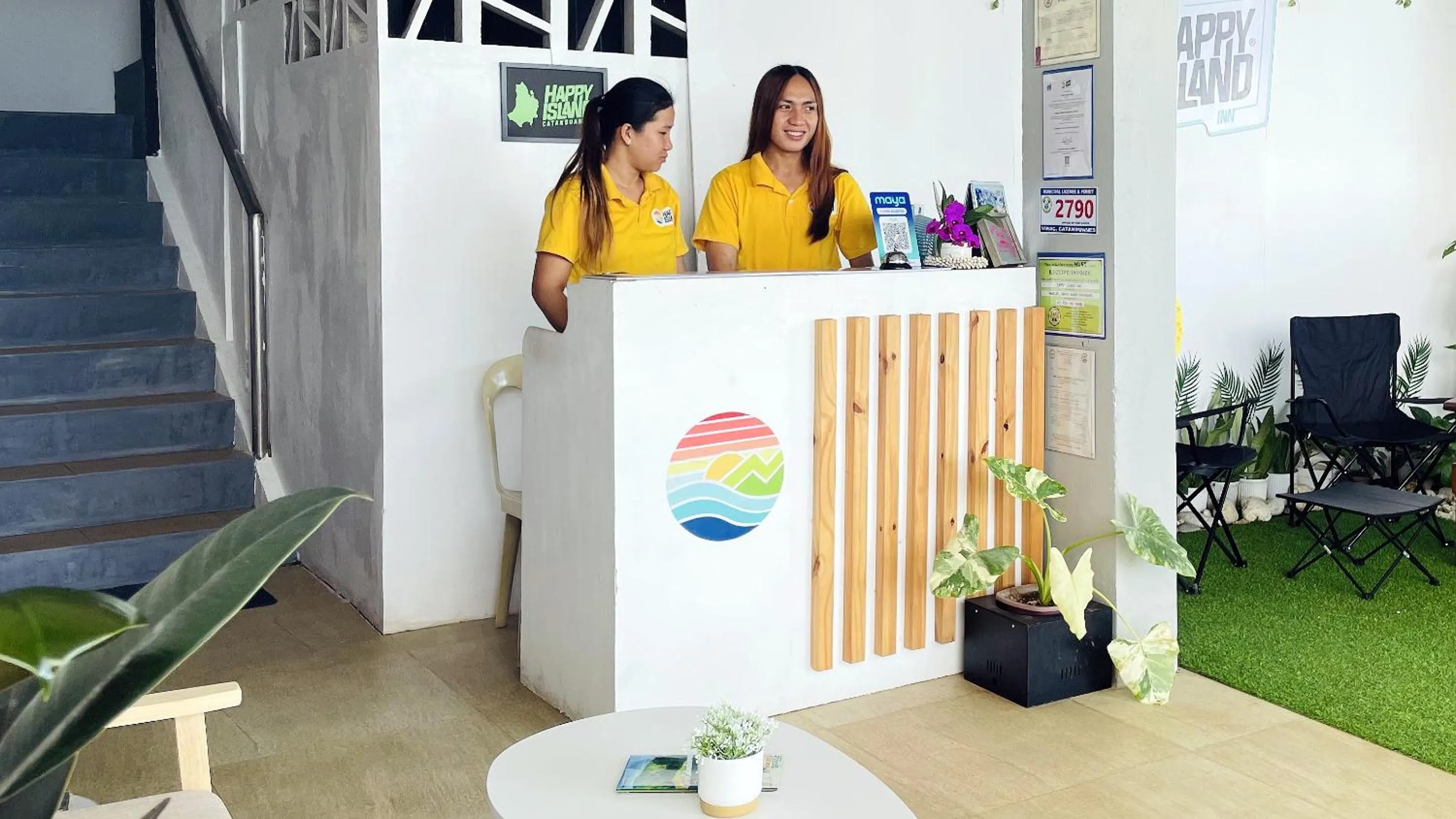 Lobby or reception in Happy Island Inn