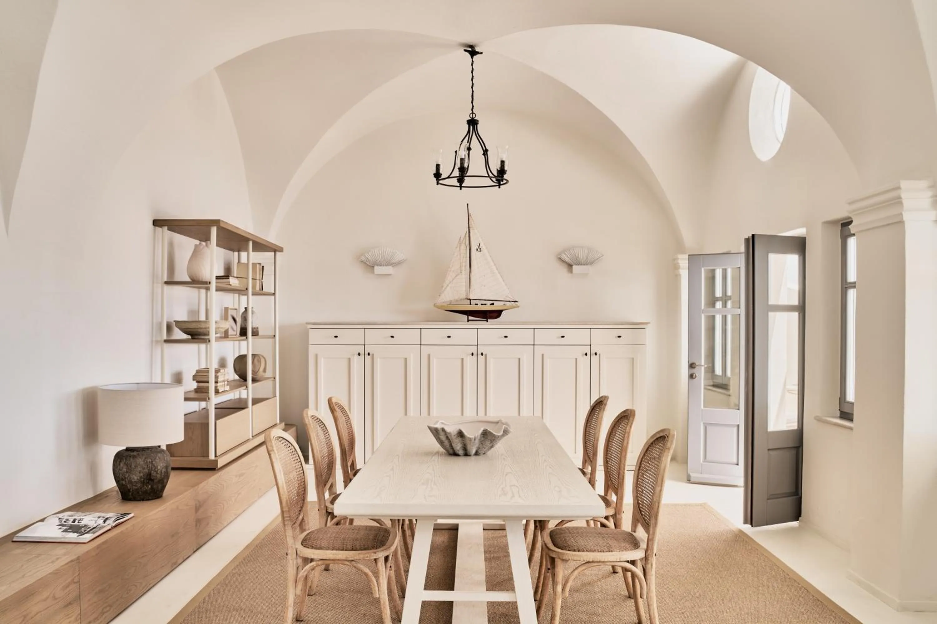 Seating area in Mystique, a Luxury Collection Hotel, Santorini