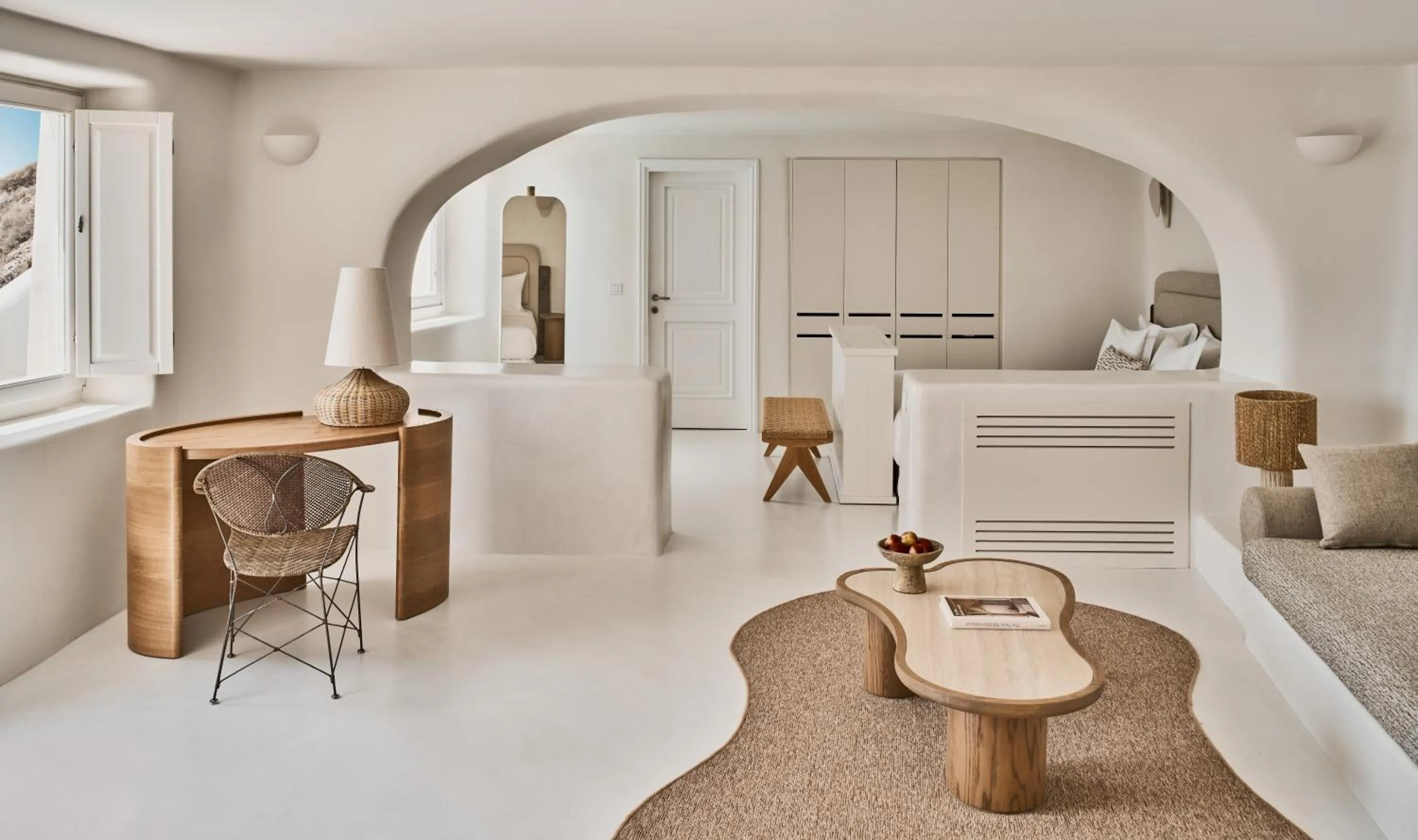 Living room in Mystique, a Luxury Collection Hotel, Santorini