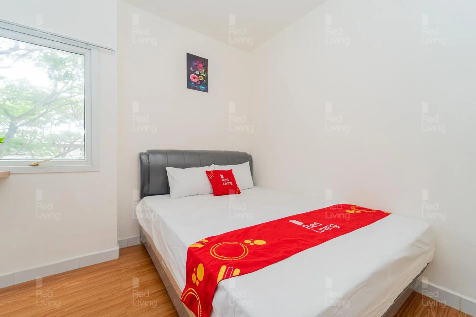 Bedroom, Bed in RedLiving Apartemen Aeropolis - Ivan Tower AR1