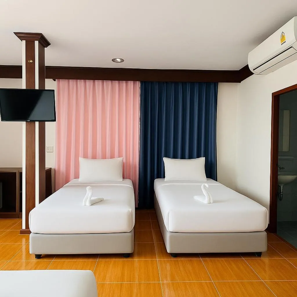 Bedroom, Bed in Centre Point Patong