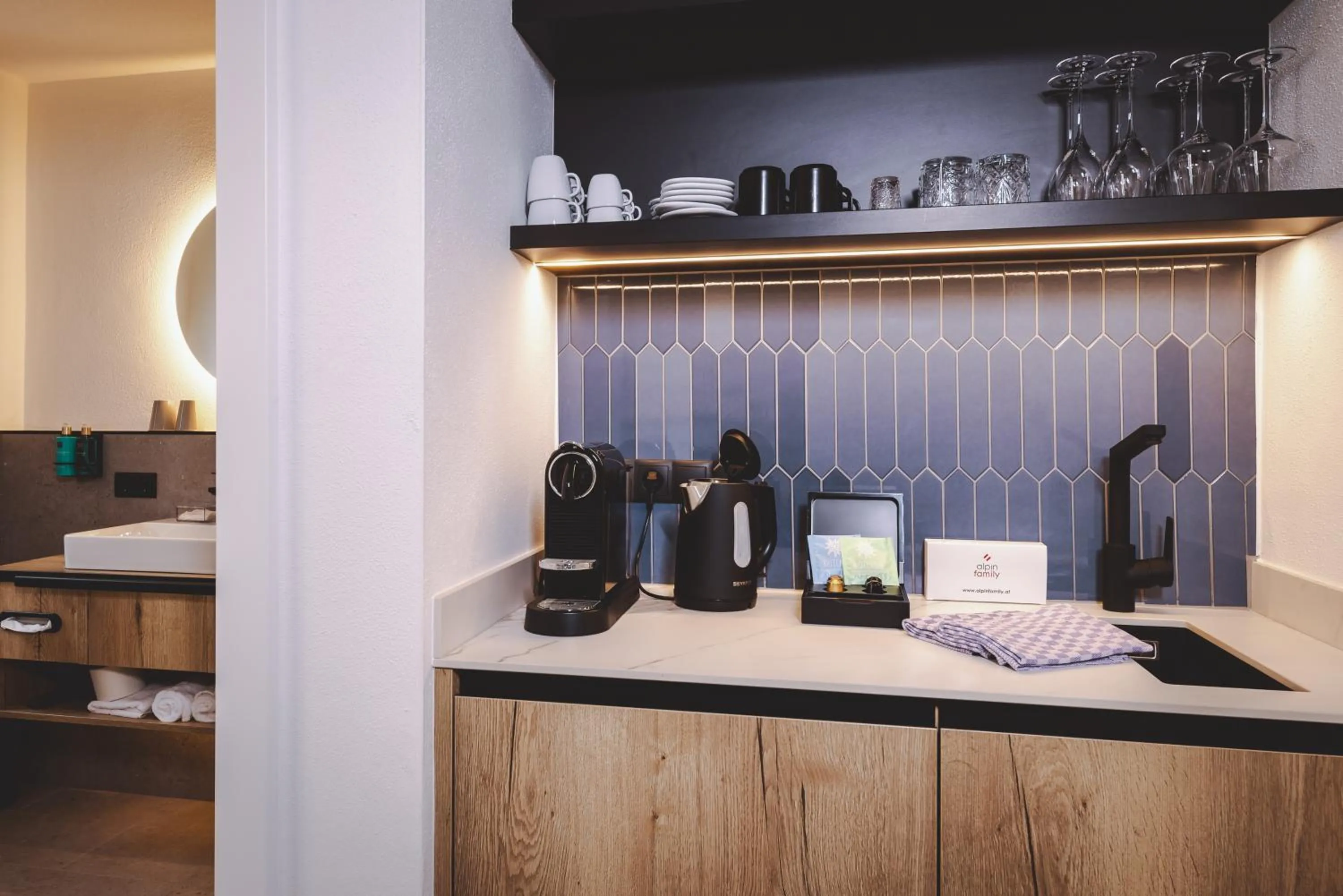 Kitchen or kitchenette in The Gast House Zell am See